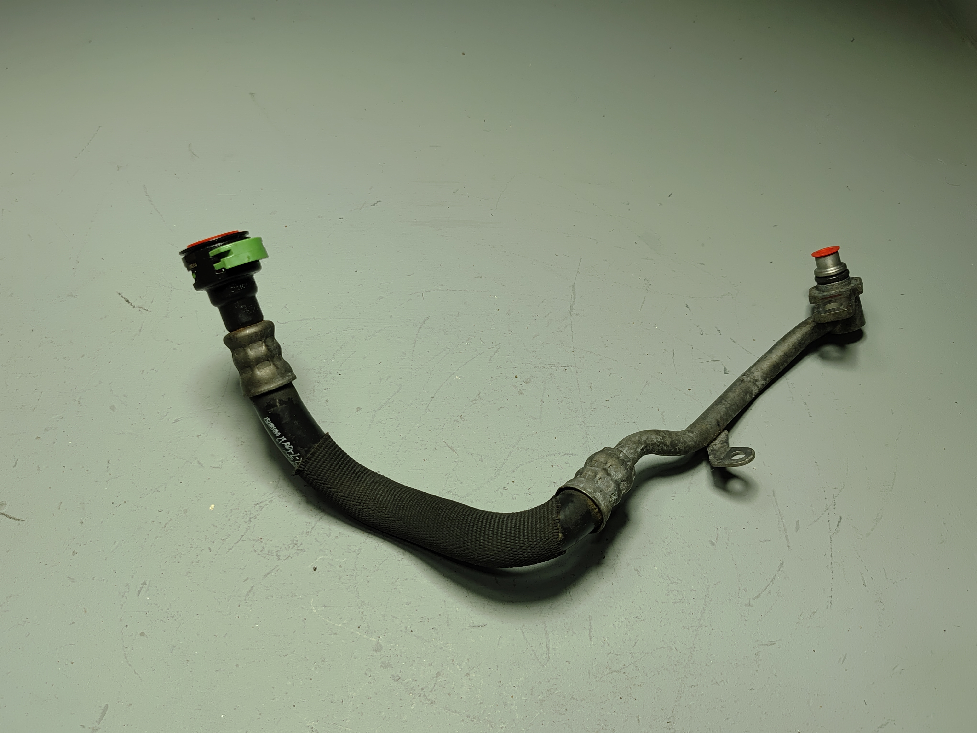 14-18 AUDI A6 AWD QUATTRO TRANSMISSION OIL COOLER OUTLET HOSE TUBE PIPE LINE OEM