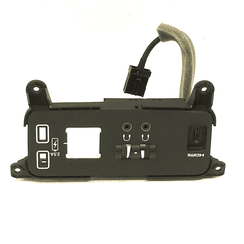 2019-2022 Honda Pilot Center Console Rear Back Media Panel w/Power Outlet OEM