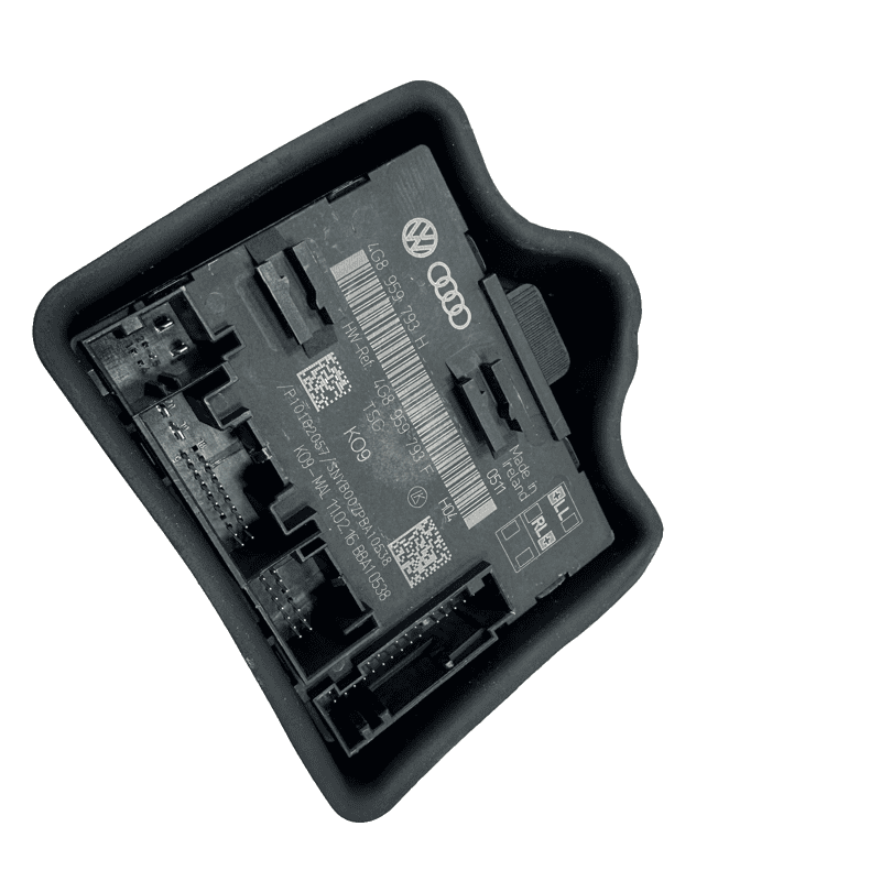 2013-2018 AUDI S6 FRONT LEFT DRIVER SIDE DOOR CONTROL MODULE W/ COVER OEM