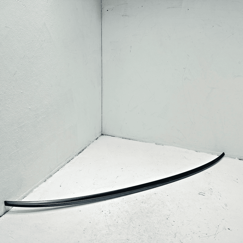 2013-2018 AUDI A6 S6 REAR TRUNK LID SPOILER MOLDING LIP OEM *Z7S* GRAY
