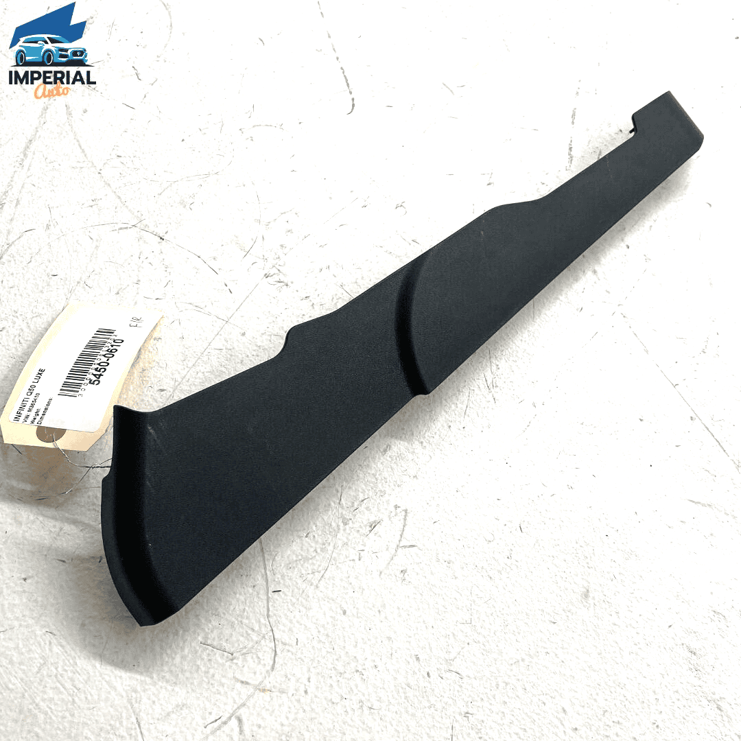 14-20 Infiniti Q50 Q60 Front Passenger Side Seat Outer Track Rail Trim Cove