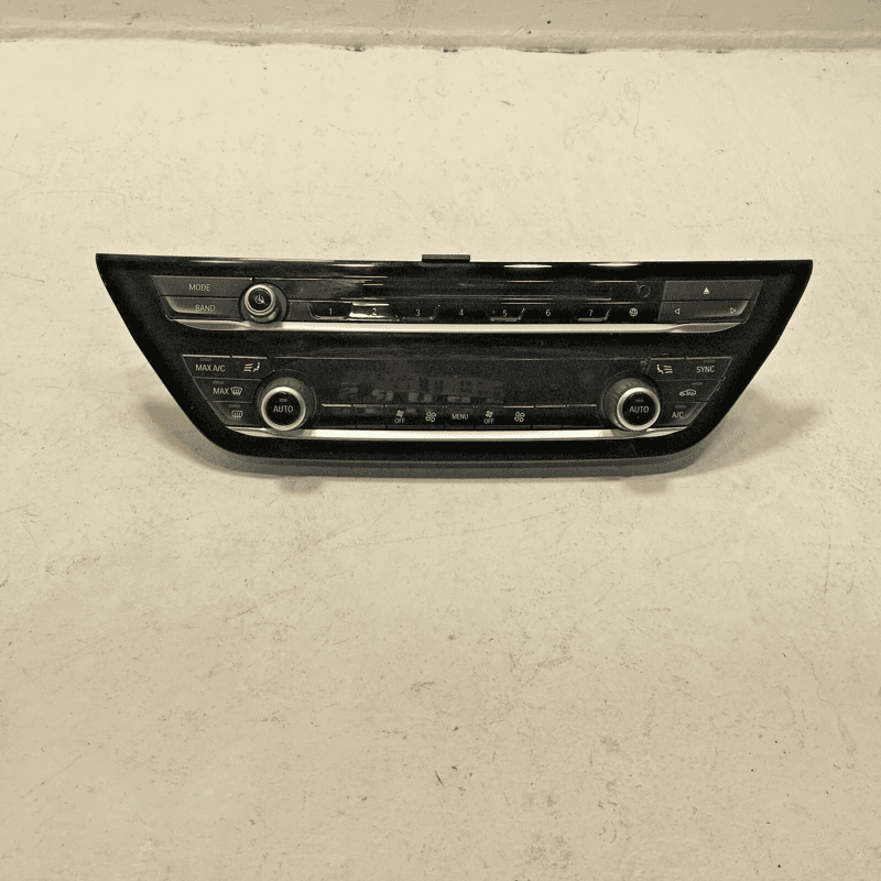 2017-2020 BMW 535EX FRONT CLIMATE CONTROL HEAT AUDIO SWITCH UNIT PANEL OEM