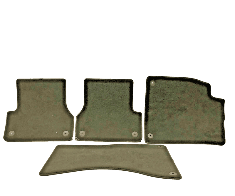2012-2018 AUDI A6 QUATTRO FRONT & REAR FLOOR CARPET LINER COVER MATS OEM SET