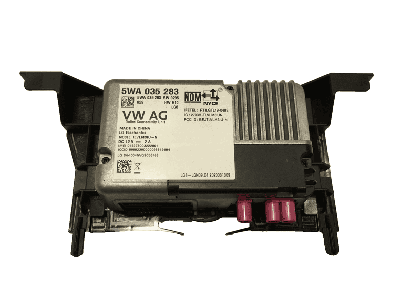 21-22 VOLKSWAGEN ATLAS SE TELEMATICS COMMUNICATION CONTROL MODULE W/BRACKET OEM