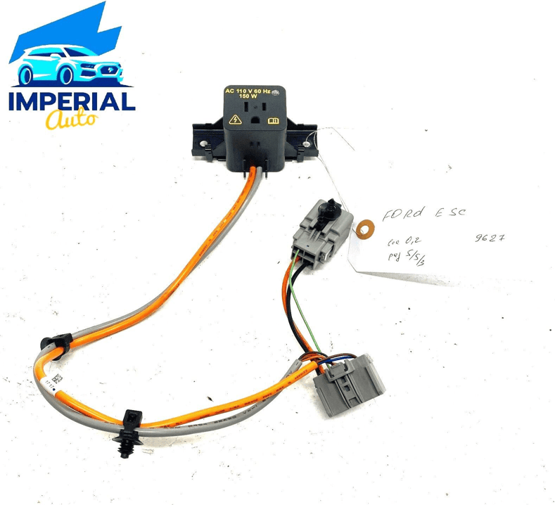 2017-2019 FORD ESCAPE CENTER CONSOLE AC POWER OUTLET SOCKET WIRE WIRING OEM 2017-2019 FORD ESCAPE CENTER CONSOLE AC POWER OUTLET SOCKET WIRE WIRING OEM