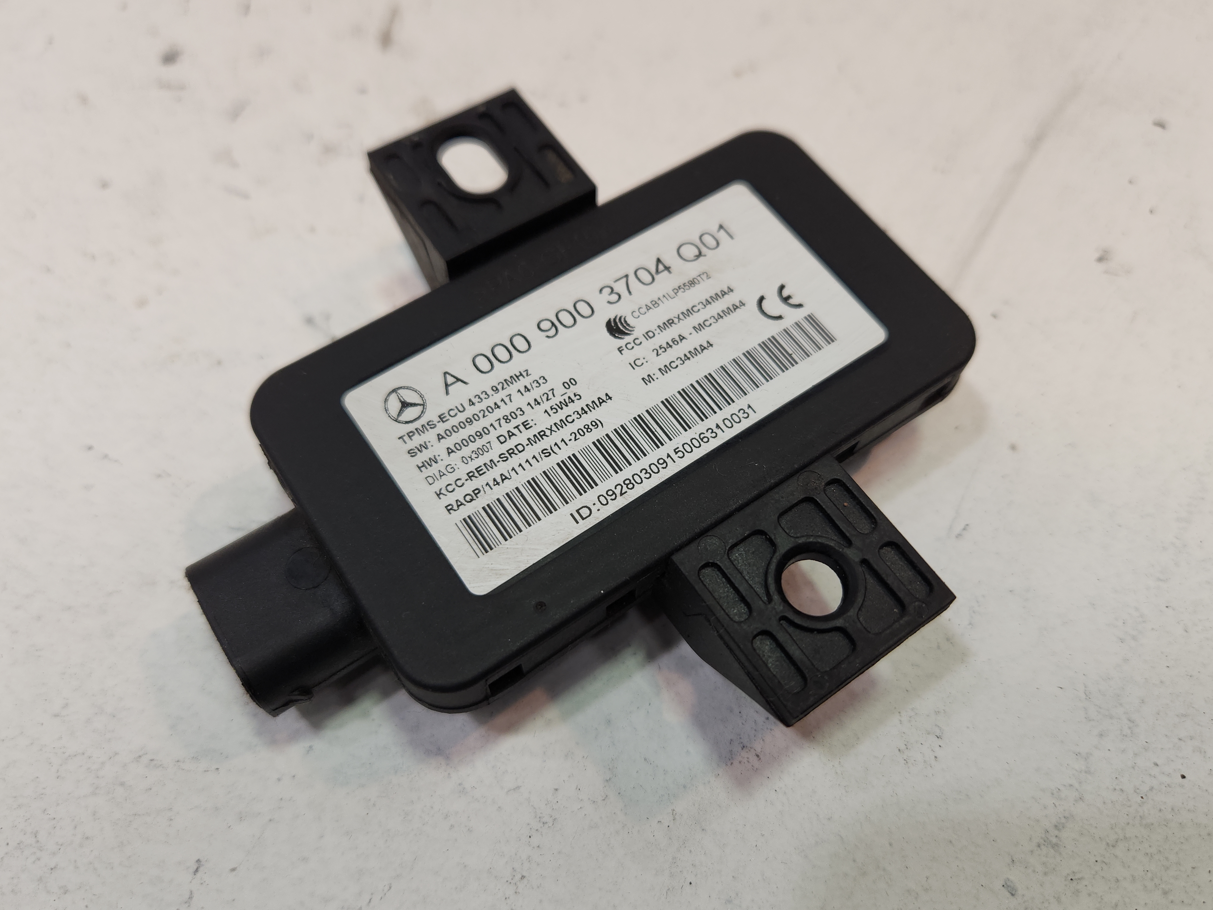 2010-2016 Mercedes W212 E350 Tire Pressure Monitor System Module TPMS OEM