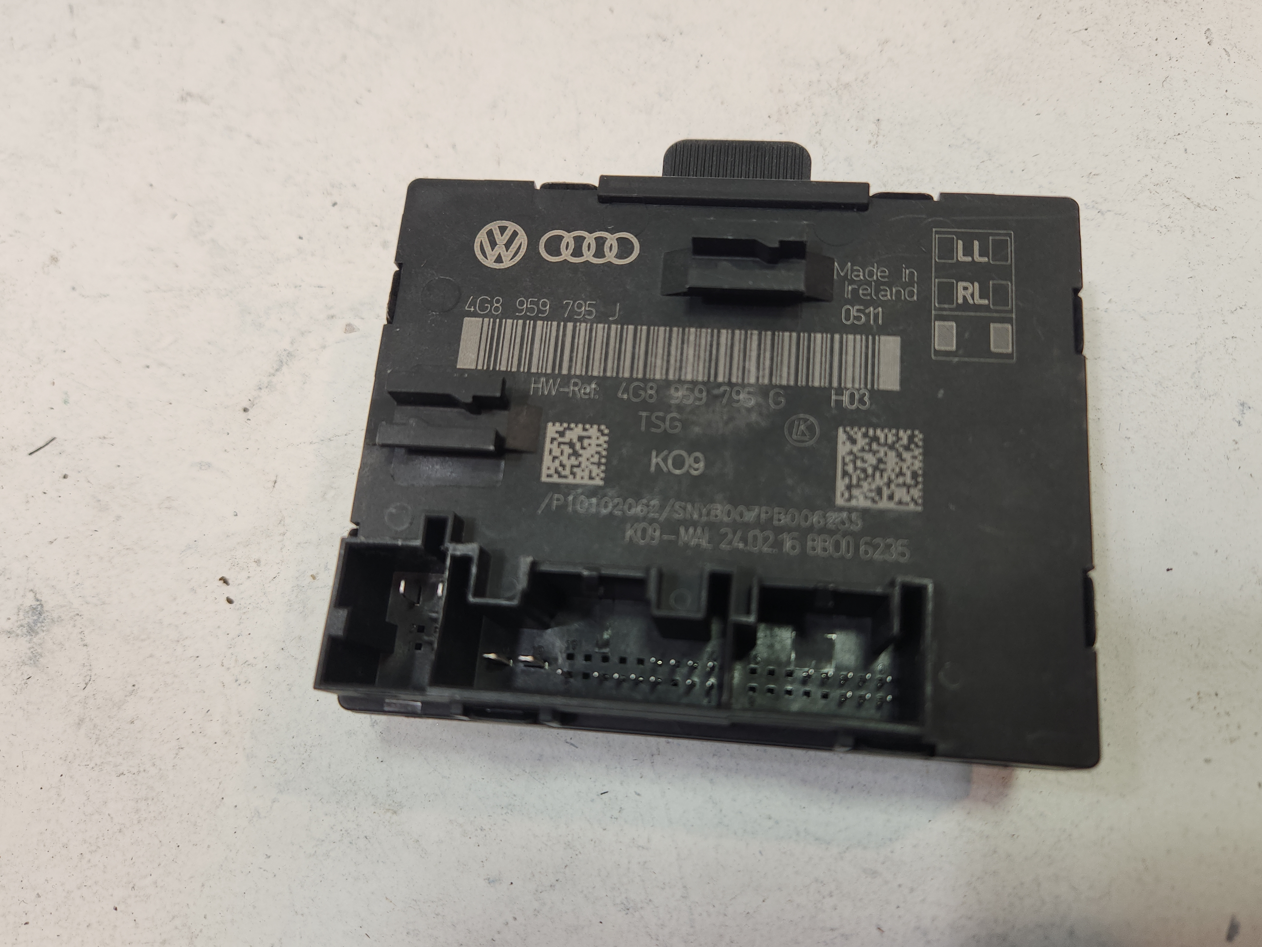 2013-2018 AUDI S6 REAR LEFT OR RIGHT DOOR CONTROL MODULE OEM
