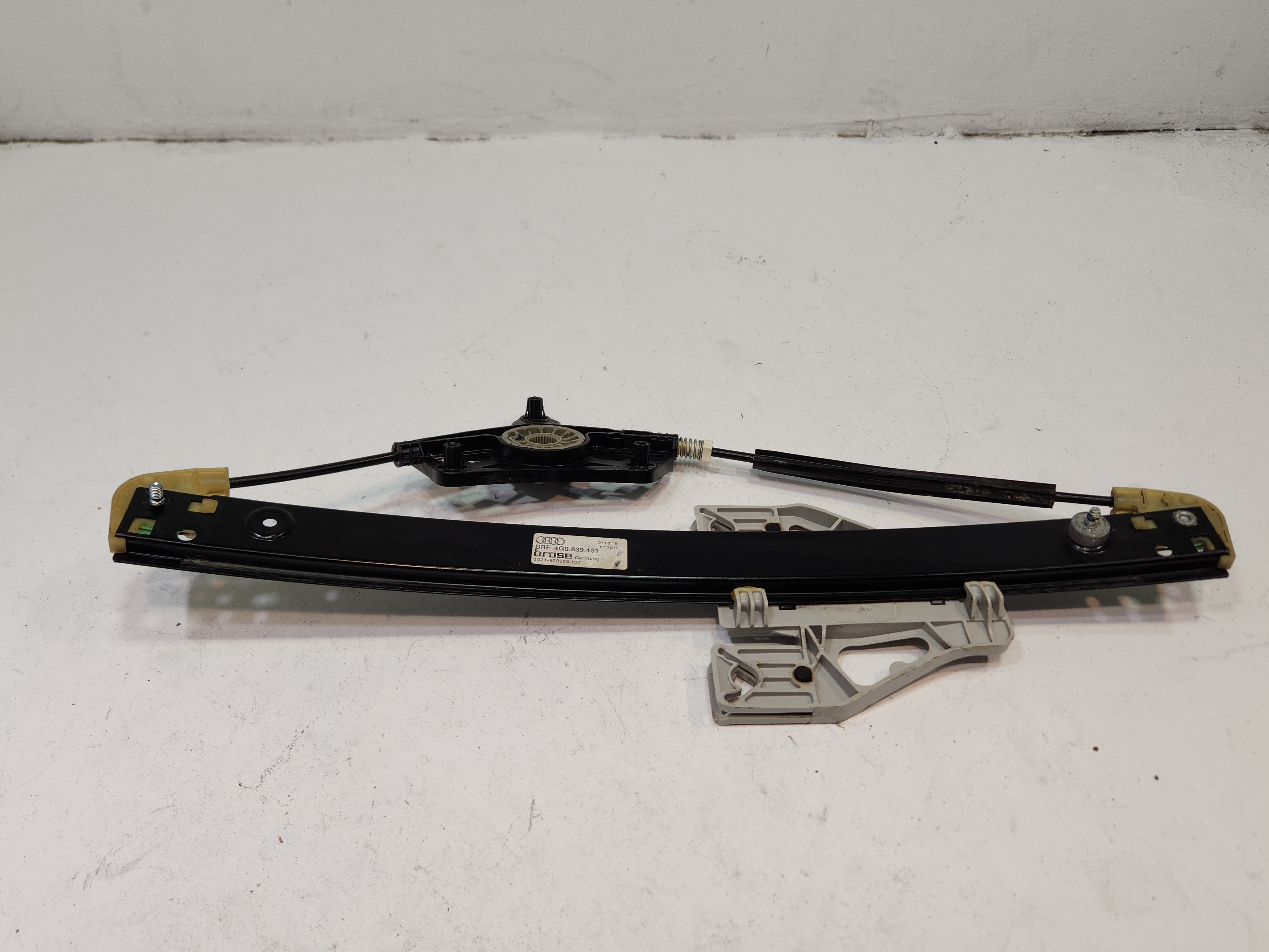 2013-2017 AUDI S6 REAR LEFT DRIVER SIDE DOOR WINDOW REGULATOR OEM