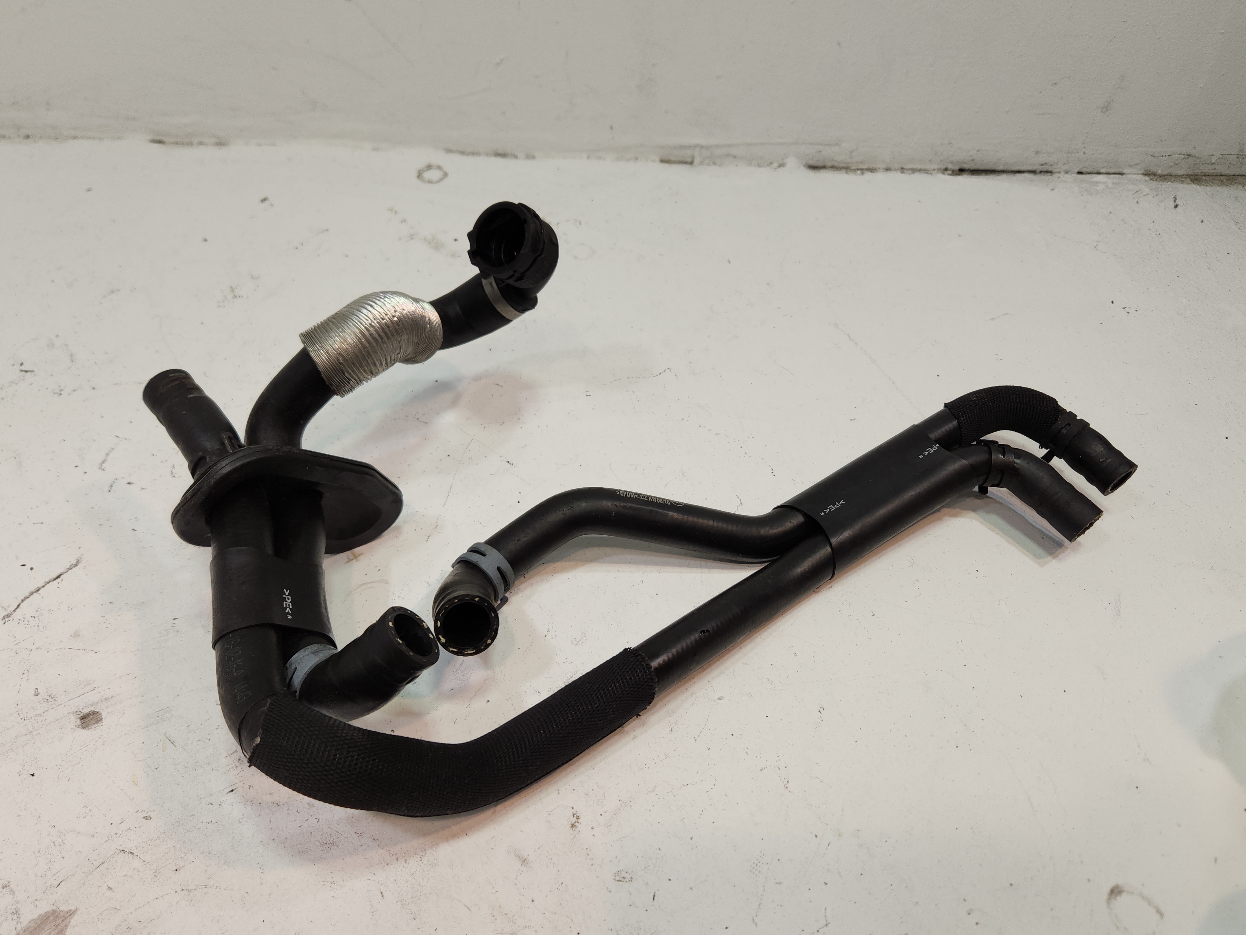 2013-2018 AUDI S6 4.0L HVAC HEATER COOLANT HOSE ASSEMBLY OEM