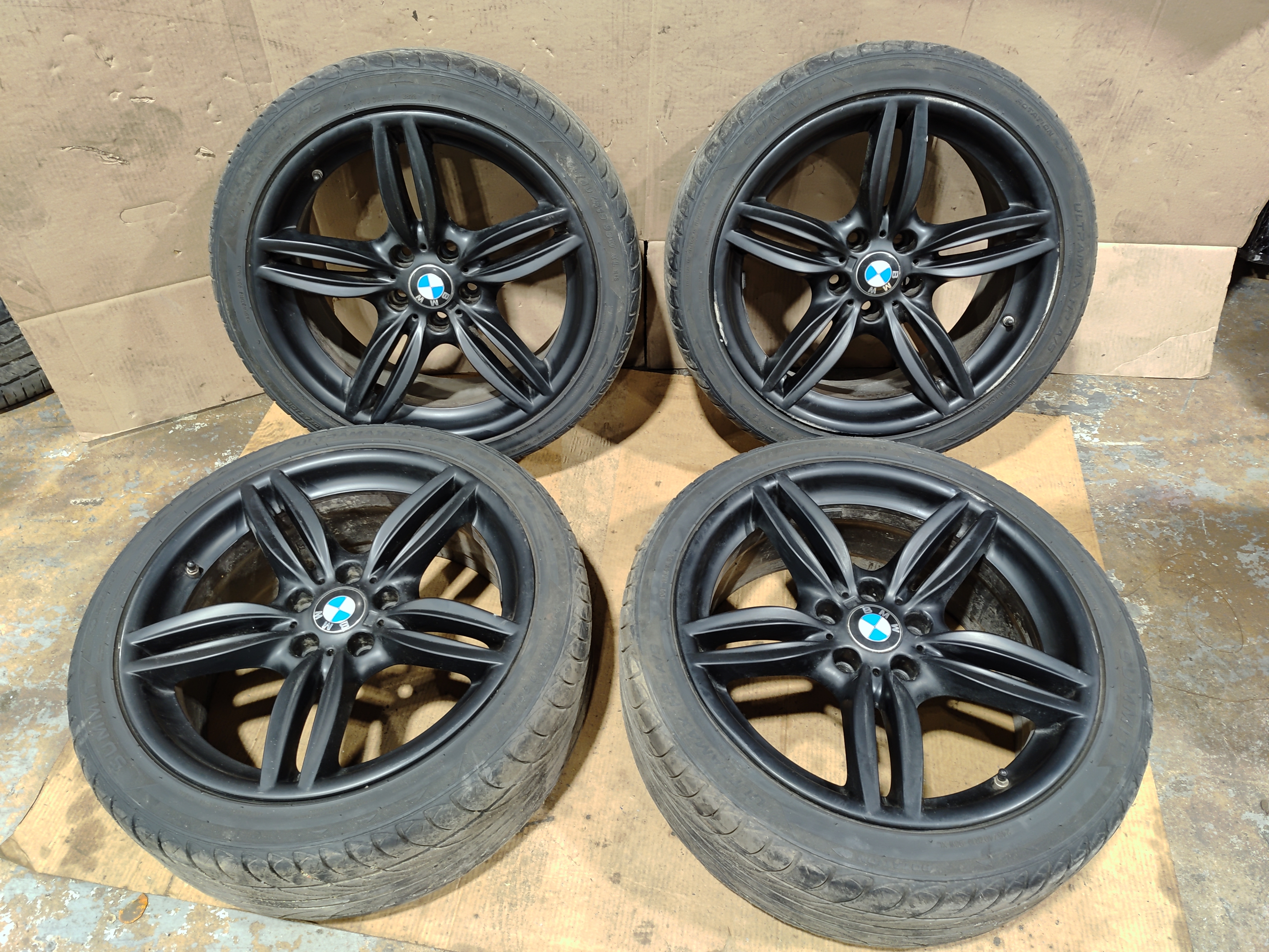 2011-2019 BMW 550i R19 8.5J 245/40 DOUBLE SPOKE LIGHT ALLOY WHEEL RIM OEM
