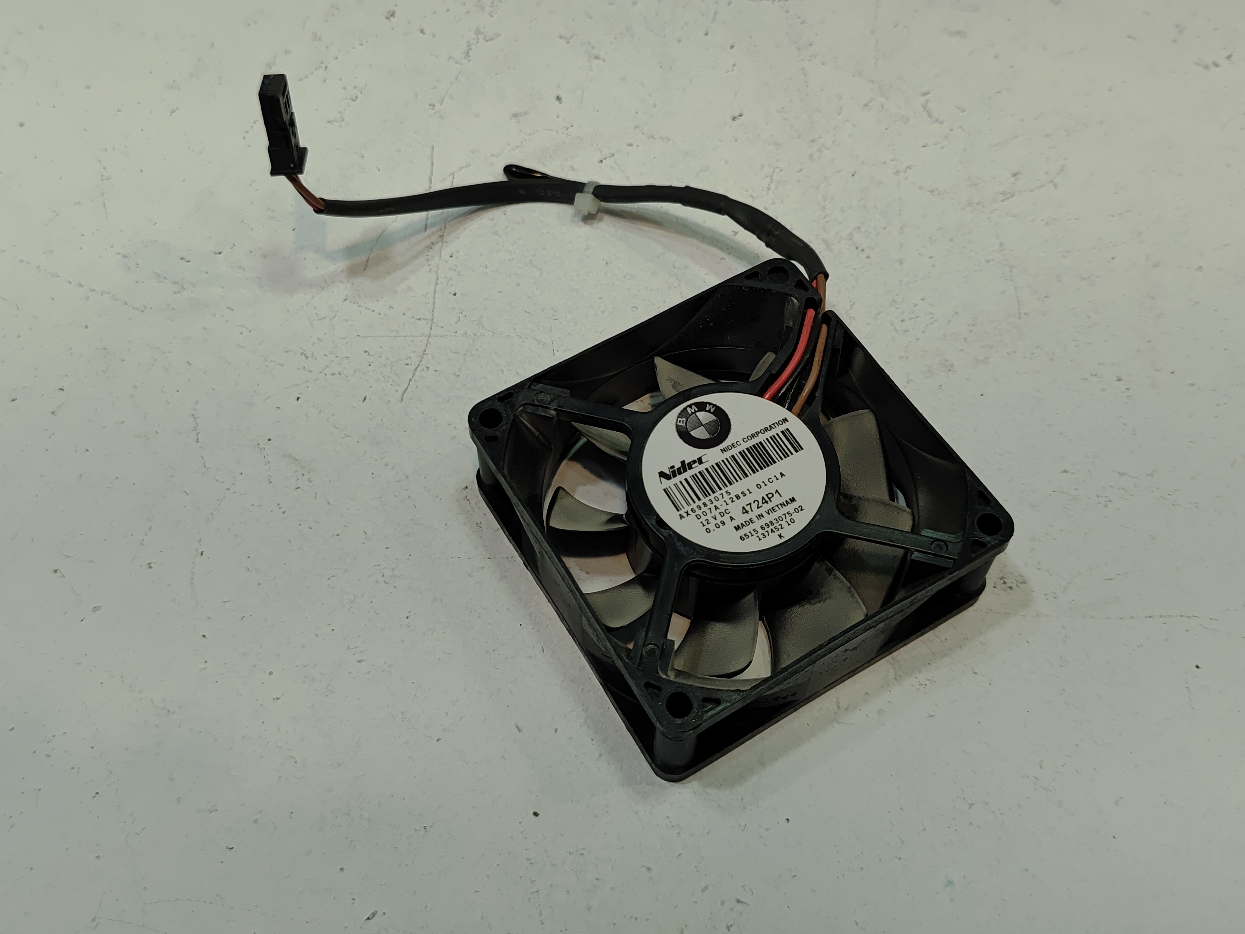 2011 - 2016 BMW 550I AMPLIFIER AMP MODULE COOLING BLOWER FAN MOTOR OEM