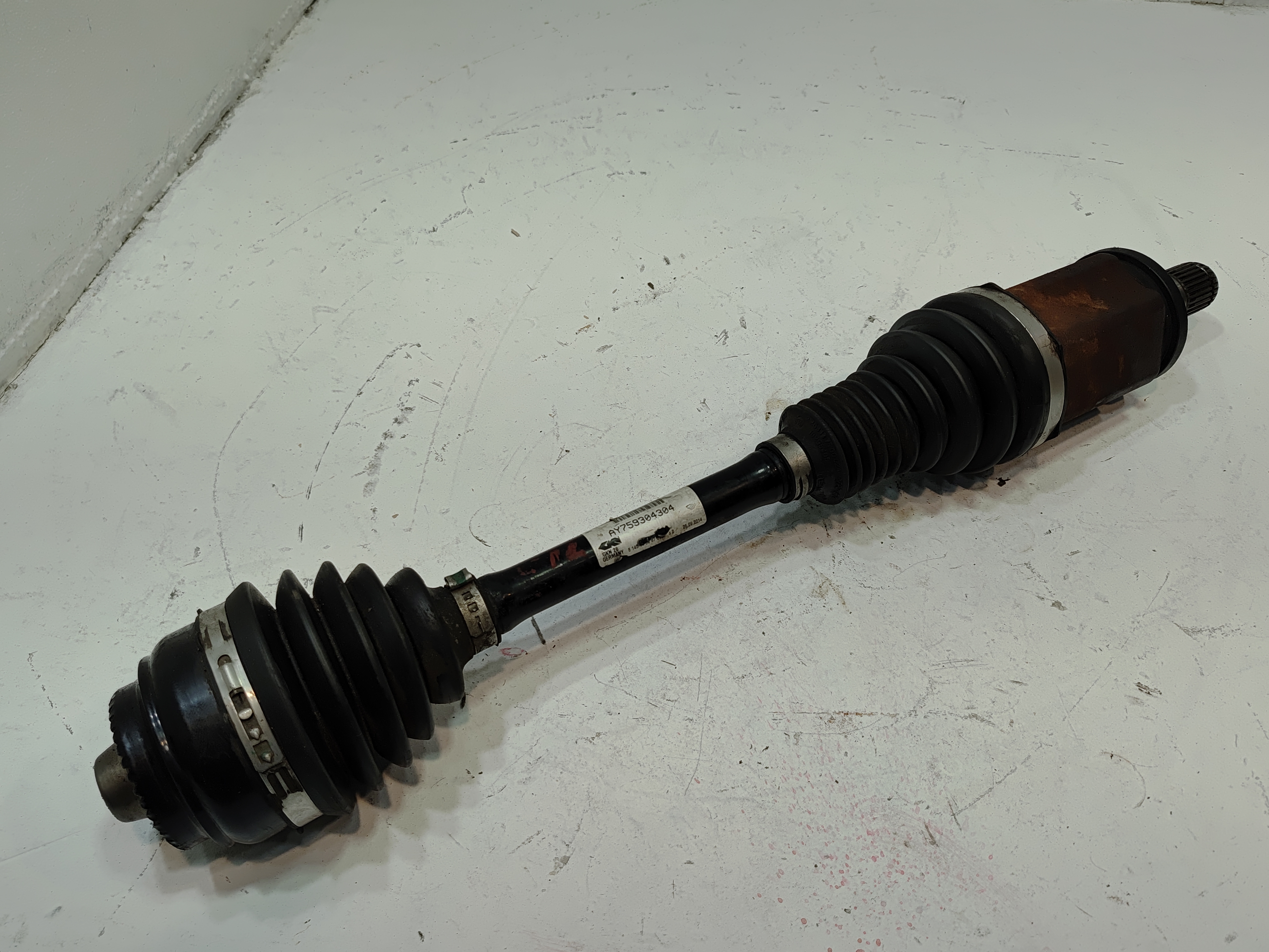 2011-16 BMW 550i xDrive F10 Front Left Driver Side Axle Shaft Halfshaft OEM