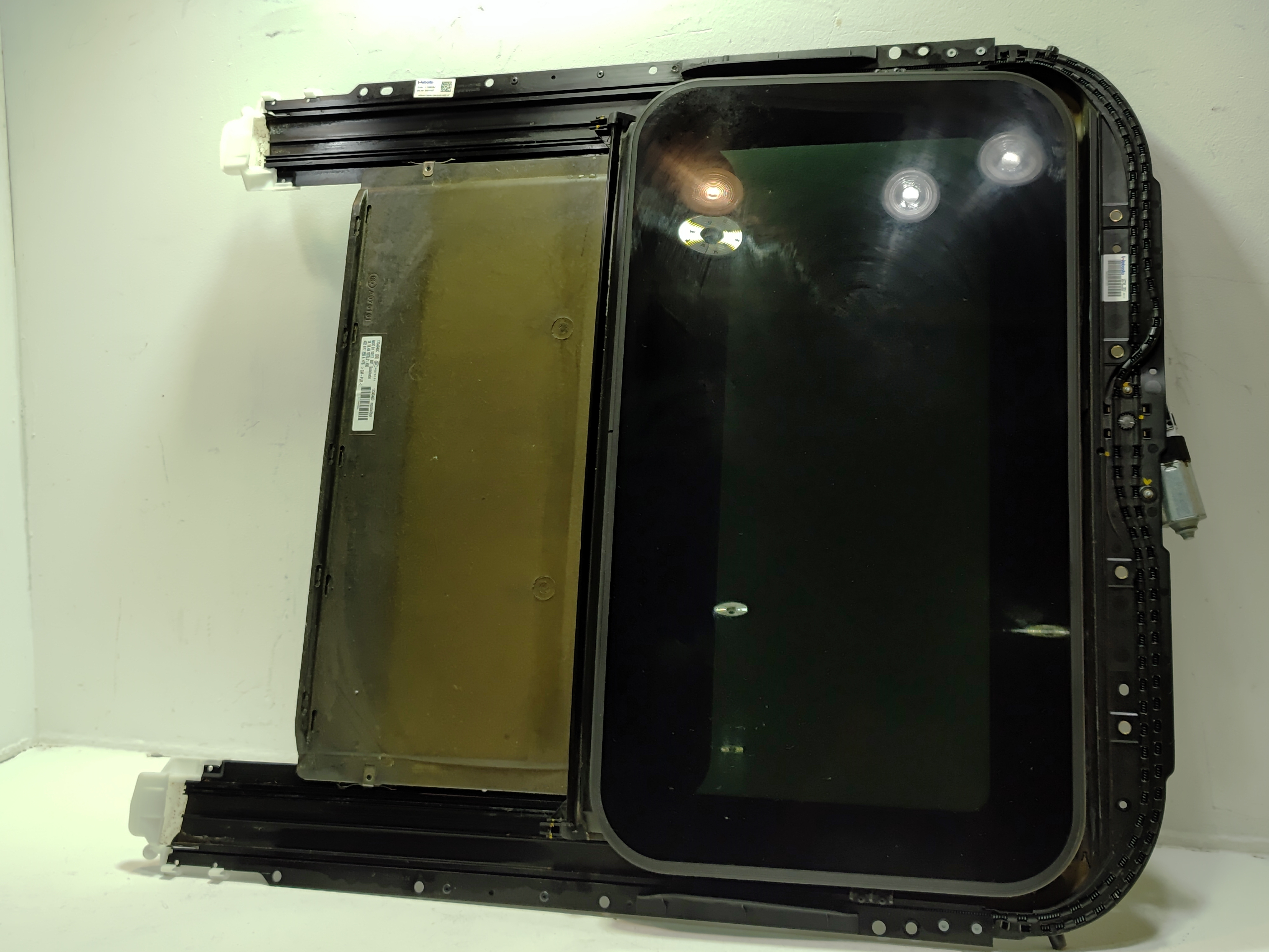 2012-2018 AUDI A6 SUNROOF SUN ROOF WINDOW GLASS & MOTORS & SHADE OEM