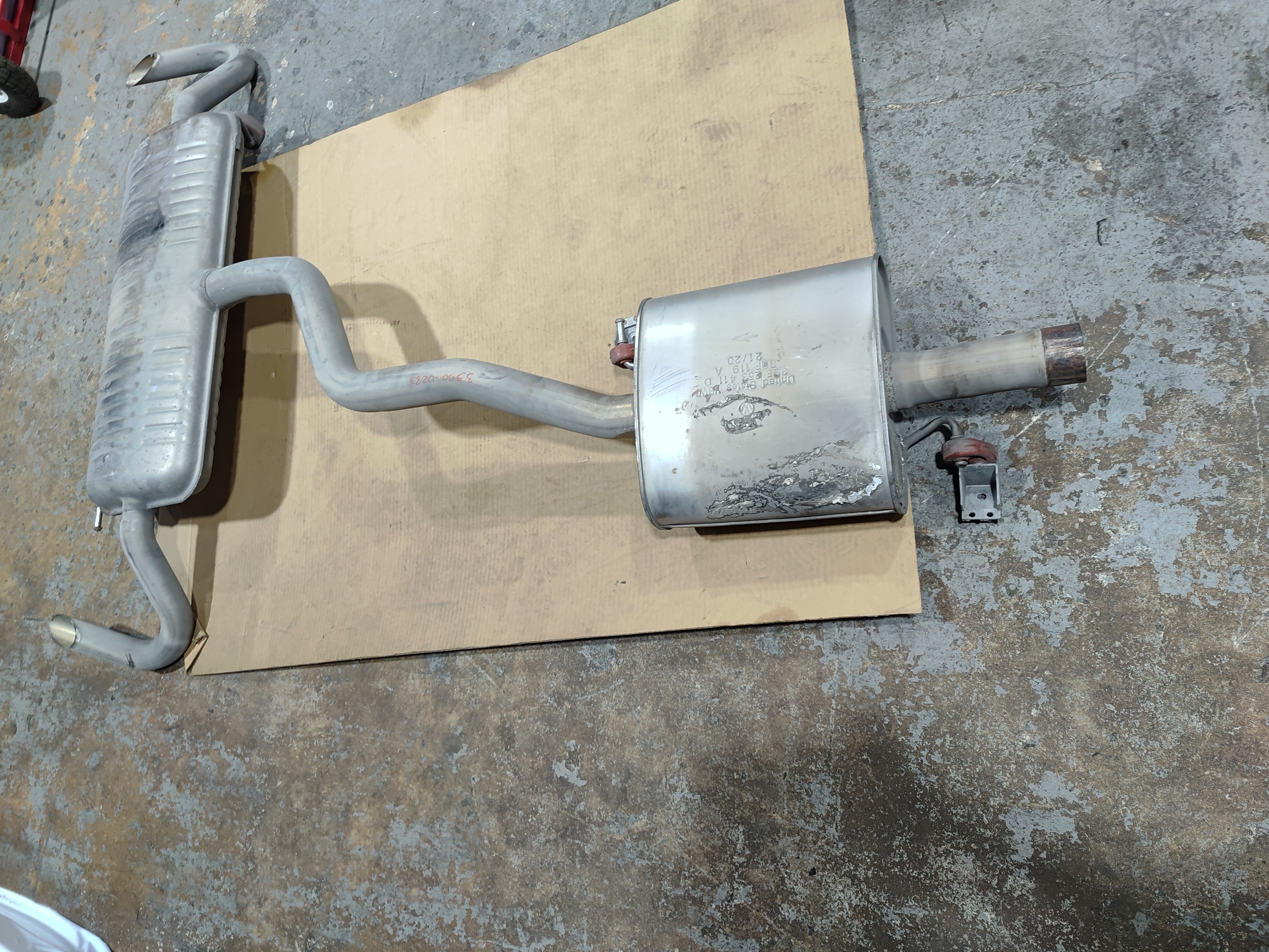 2018-2023 Volkswagen Atlas Exhaust Converter & Pipe & Mufler Assembly OEM