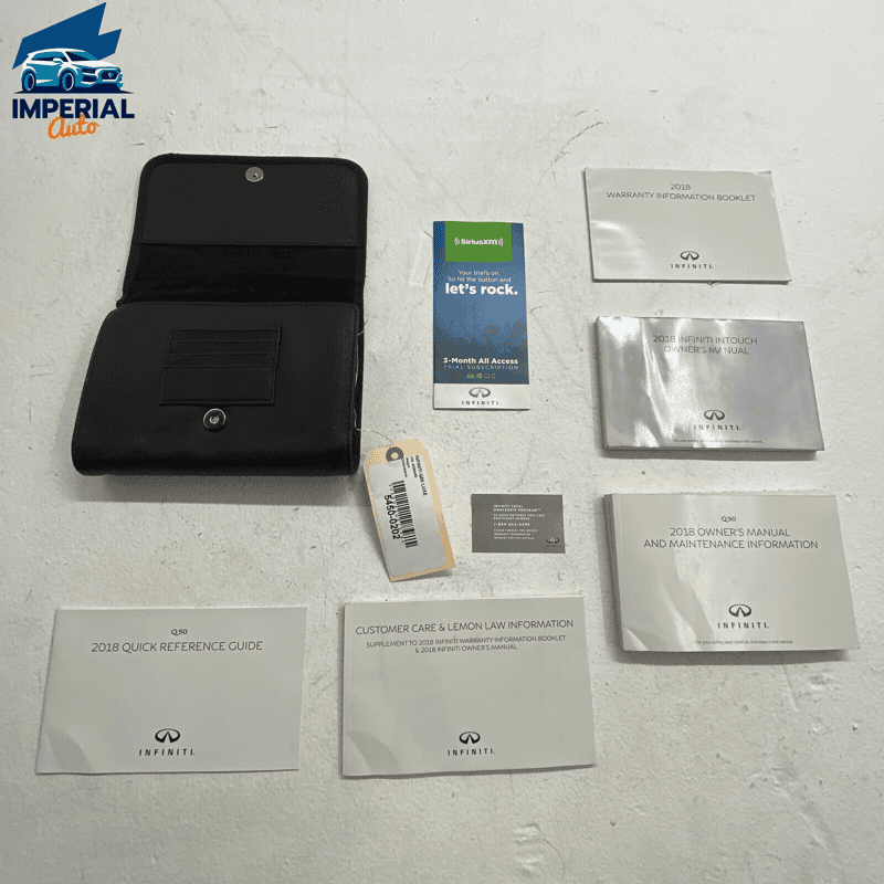 2018 INFINITI Q50 LUXE OWNERS GUIDE MANUAL USER GUIDE  SEDAN 4DOOR OEM