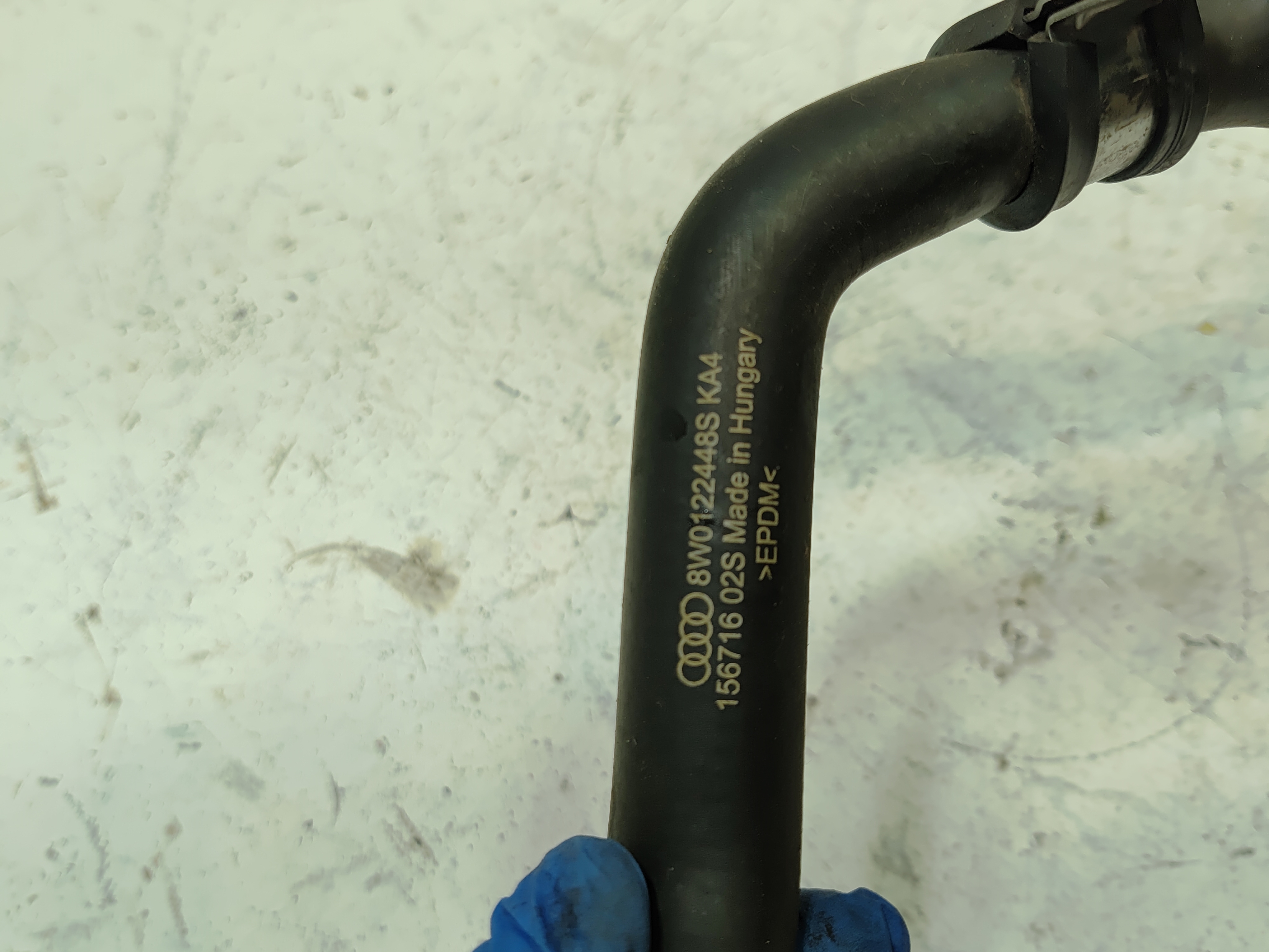2018-2024 Audi S5 Front Radiator Coolant Lower Hose OEM