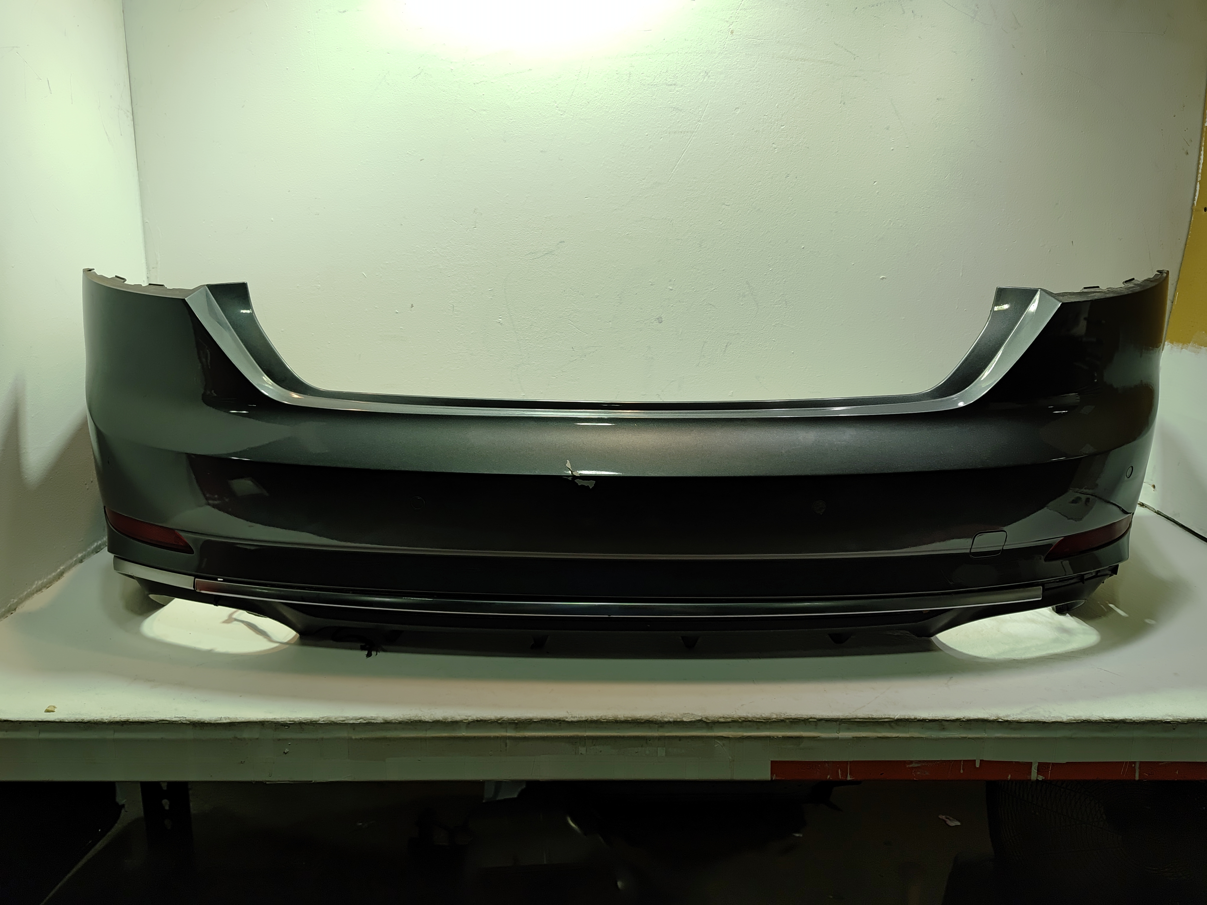 2018 2019 Audi S5 Sportback Rear Bumper Cover w/Parking Sensors *LZS* OEM