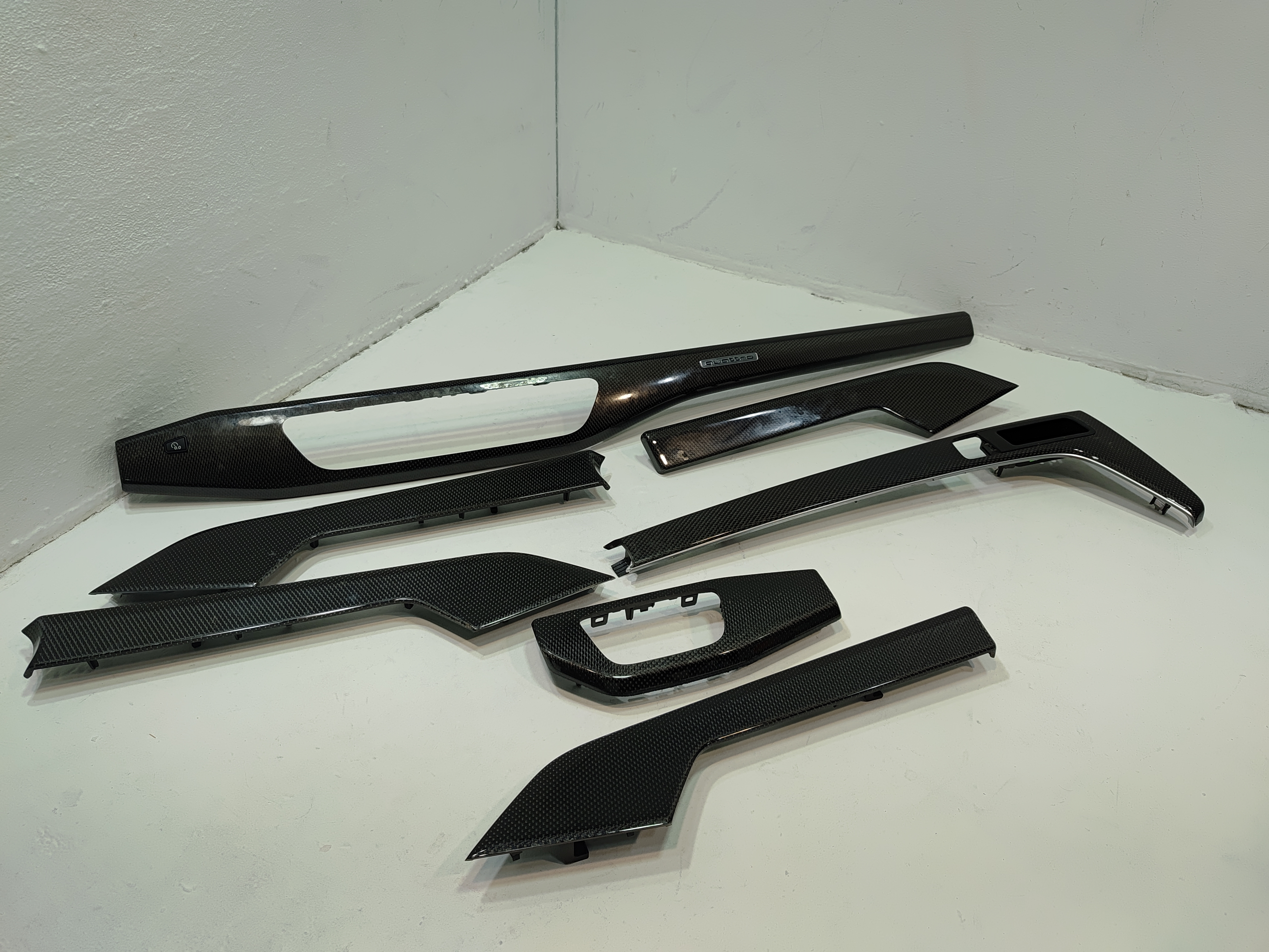 2018-2025 Audi S6 Interior Dashboard Center Console Door Panel Set Carbon OEM