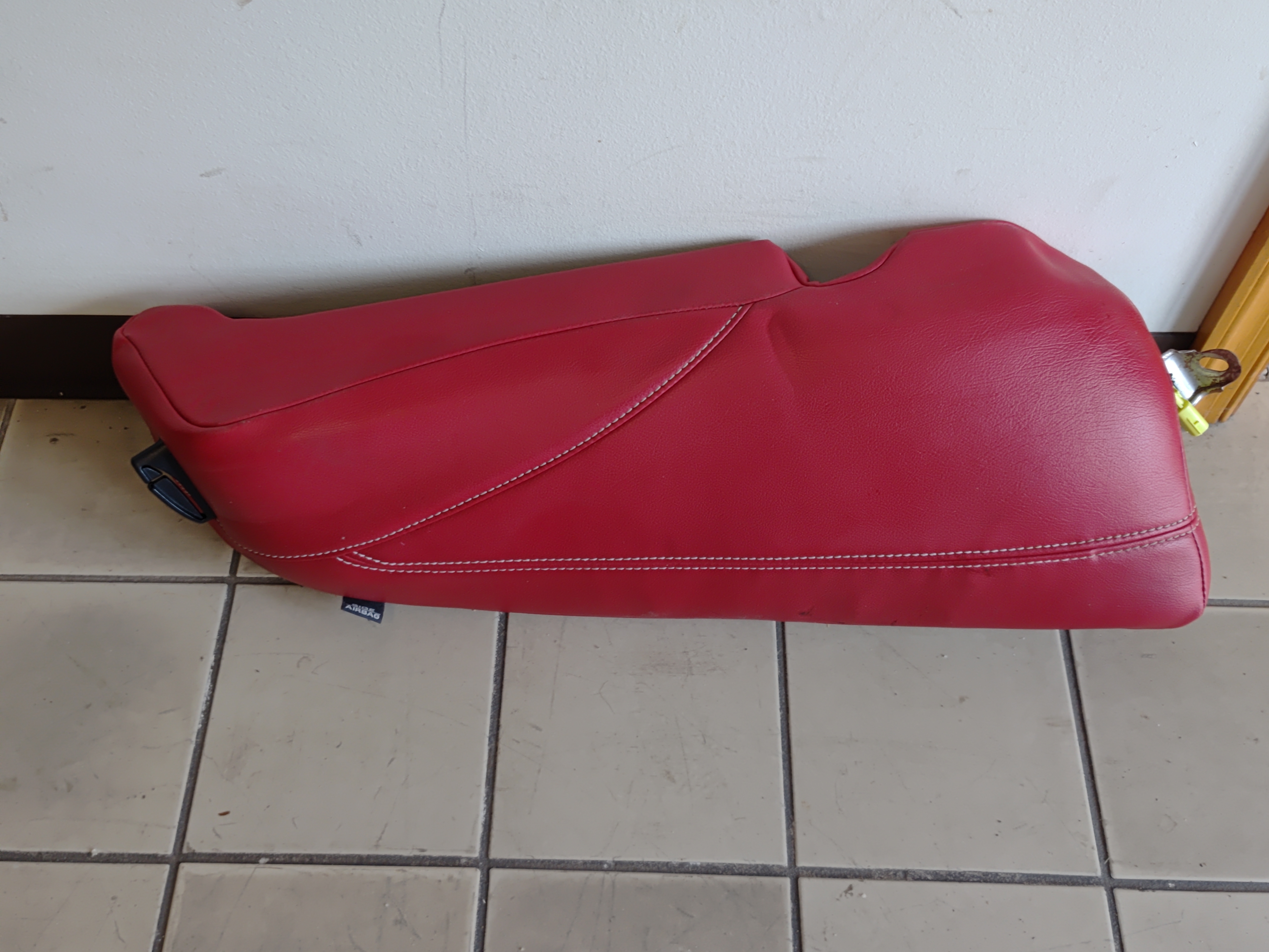 2018-2024 Toyota Camry Rear Passenger Seat Back Bolster Leather Red OEM