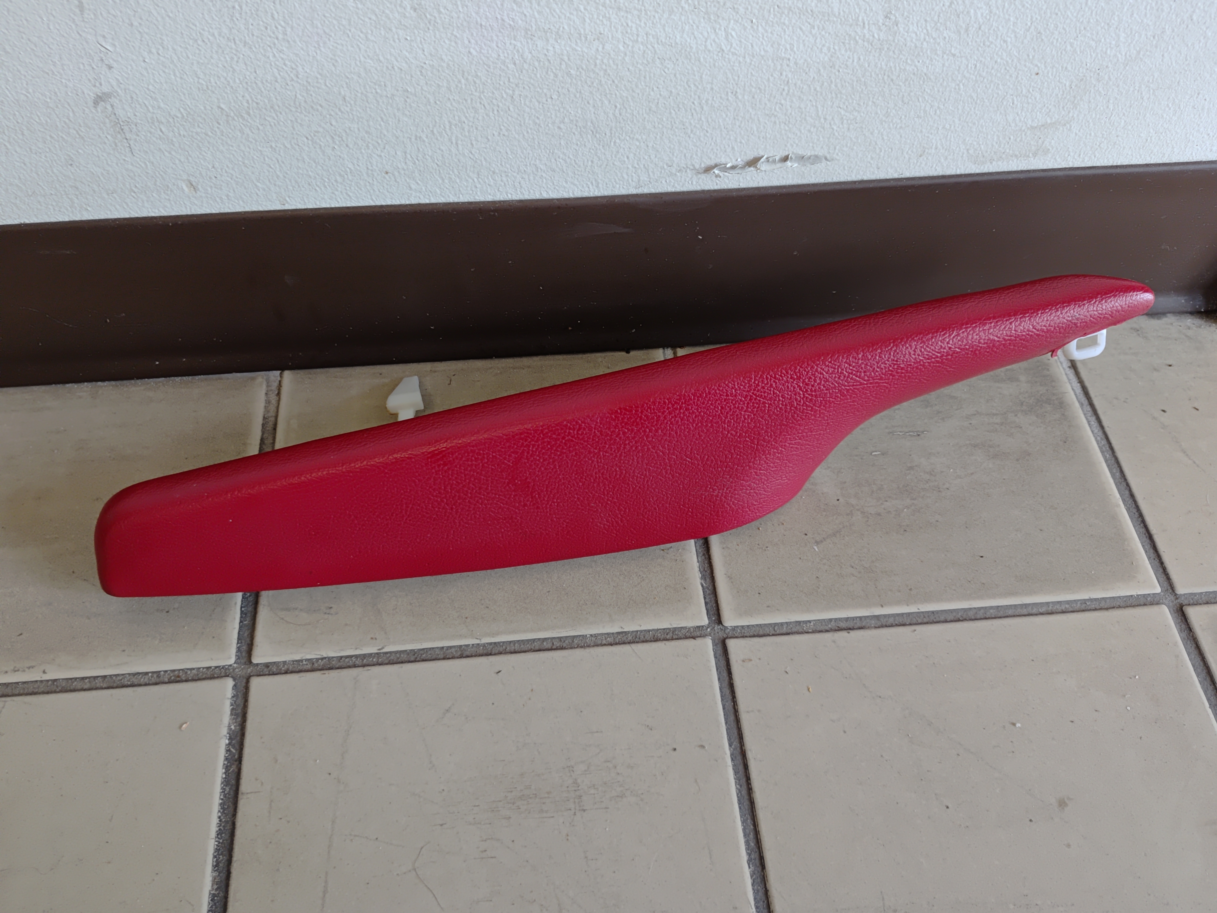 2018-2024 Toyota Camry Front Passenger Door Armrest Panel Leather Red OEM