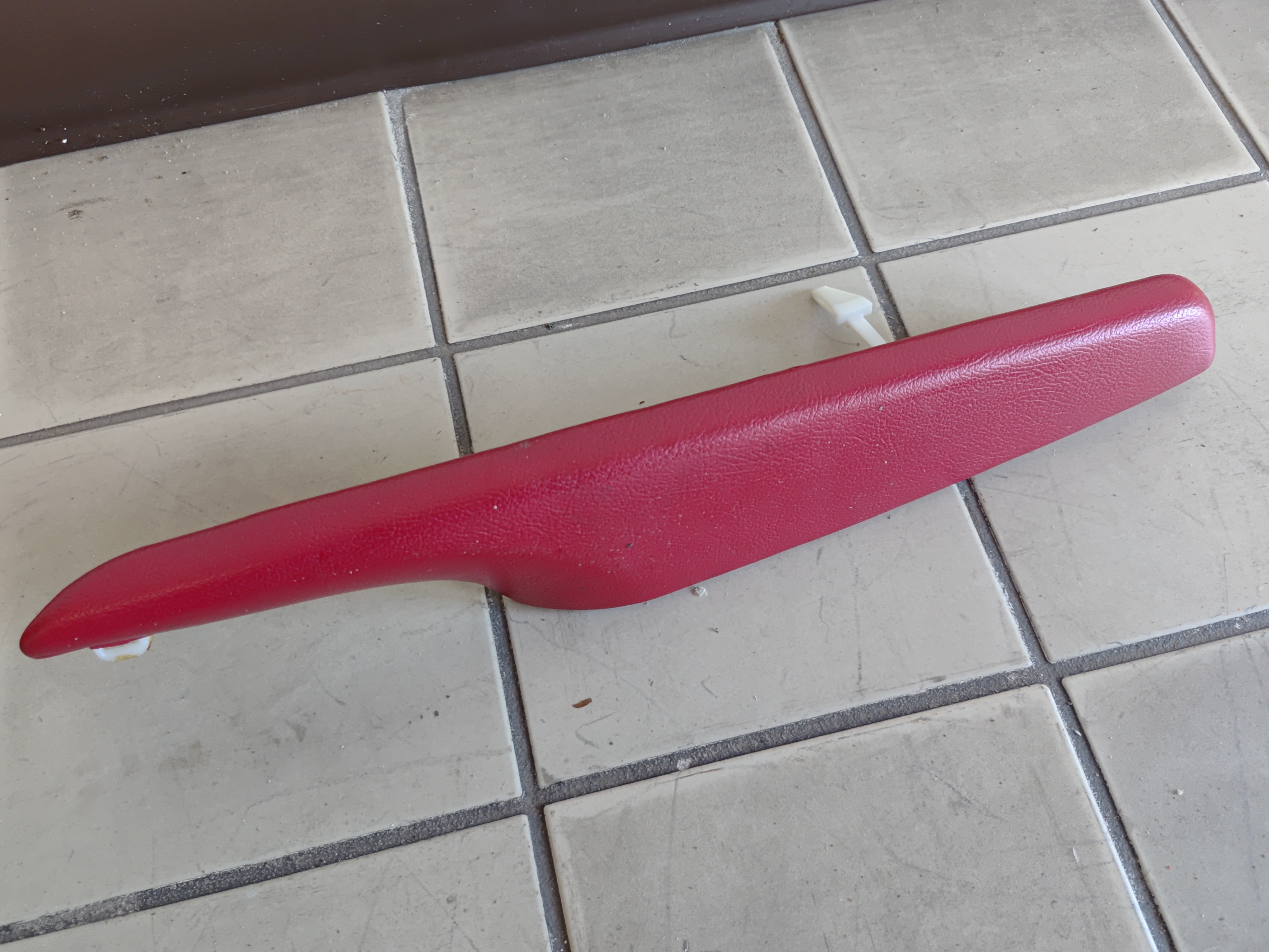 2018-2024 Toyota Camry Front Left Driver Door Armrest Panel Leather Red OEM