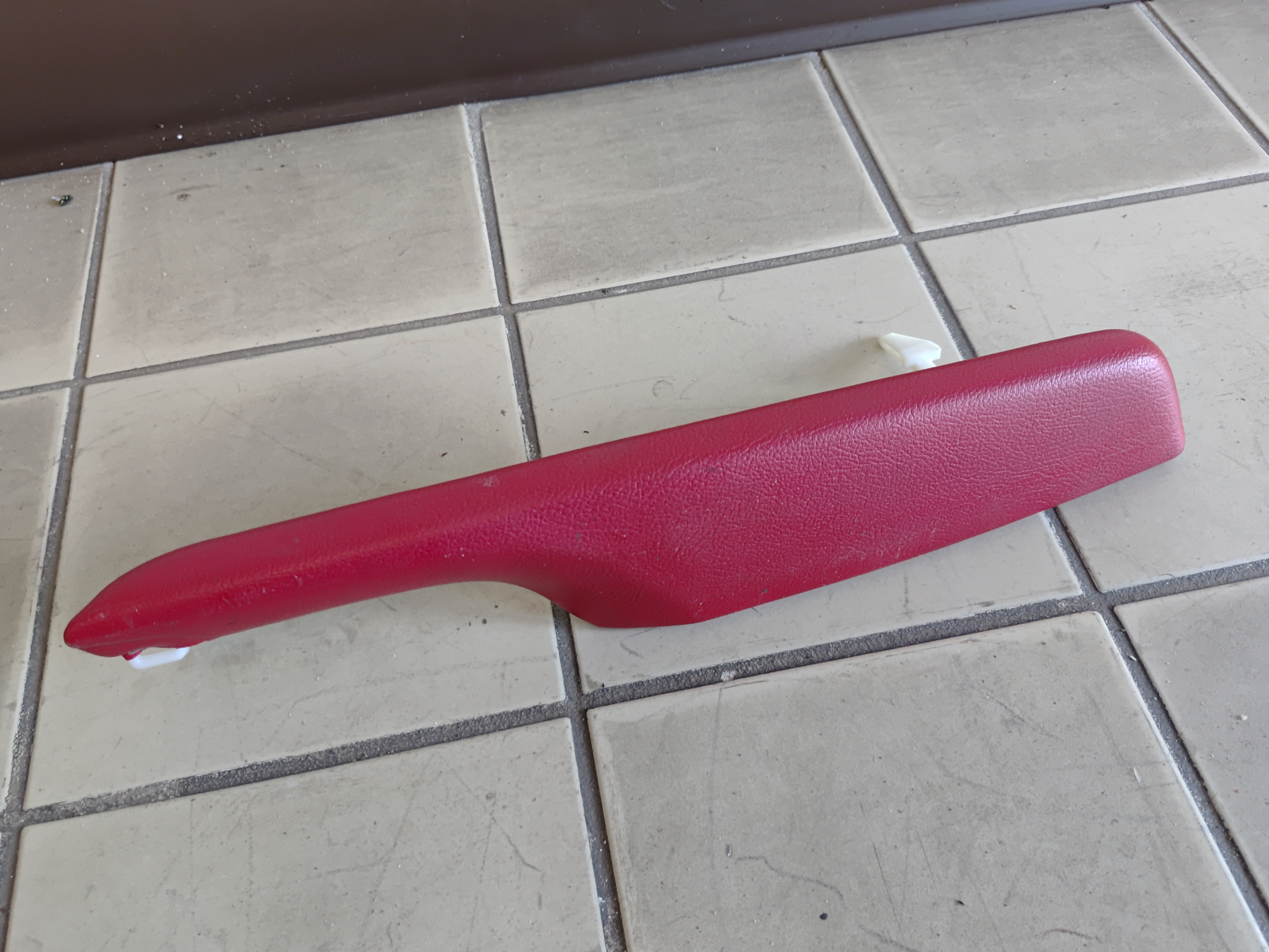 2018-2024 Toyota Camry Rear Left Driver Door Armrest Panel Leather Red OEM