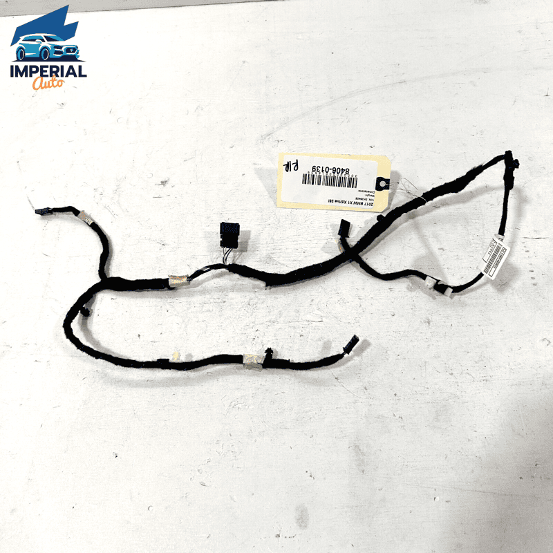 16-22 BMW X1 F48 REAR RIGHT PASSENGER DOOR ADAPTER WIRING HARNESS CABLE COR