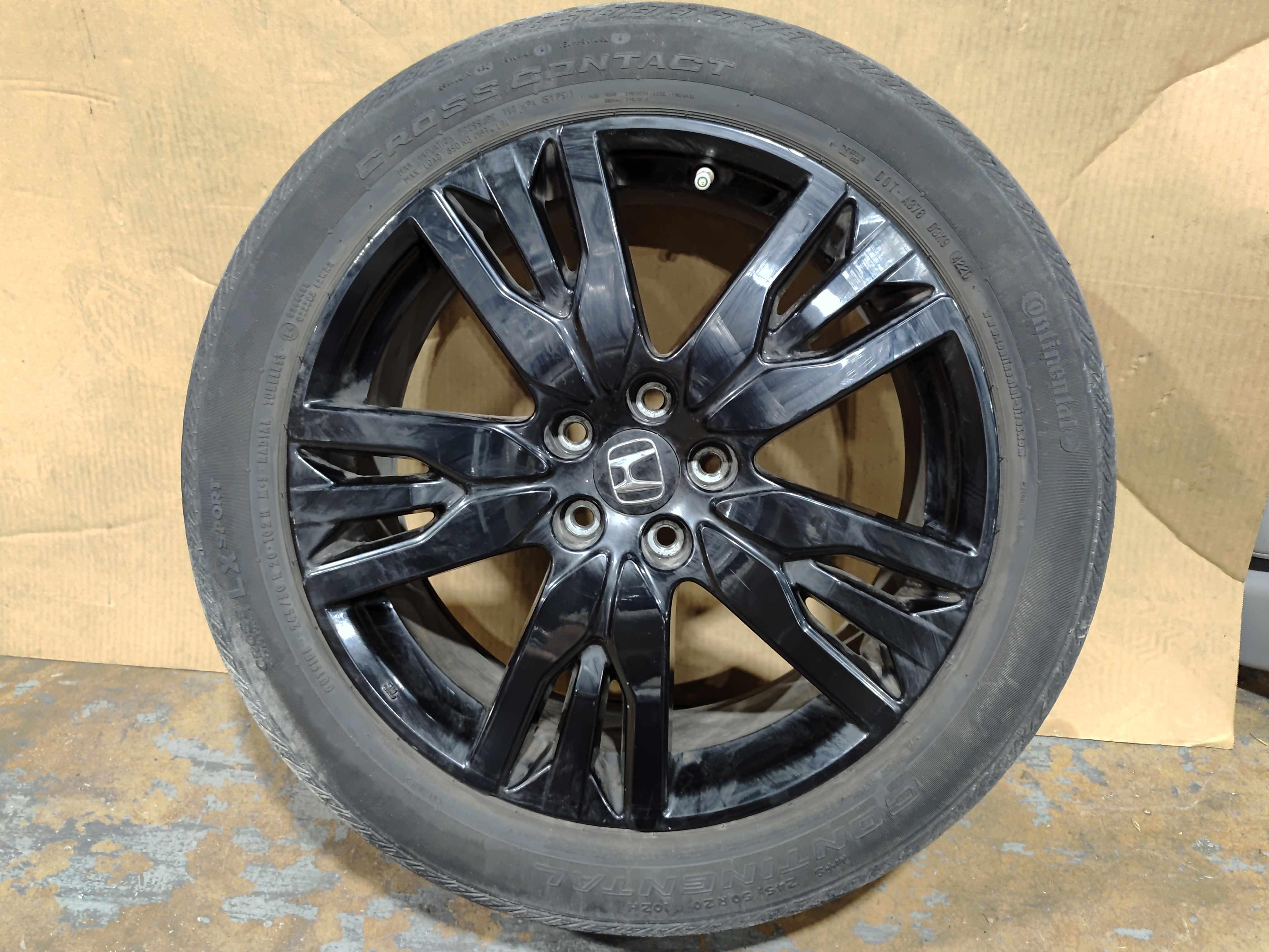 2020-2022 HONDA PILOT 20 INCH WHEEL RIM TIRE 20x8J 245/50/R20 1 PCS OEM