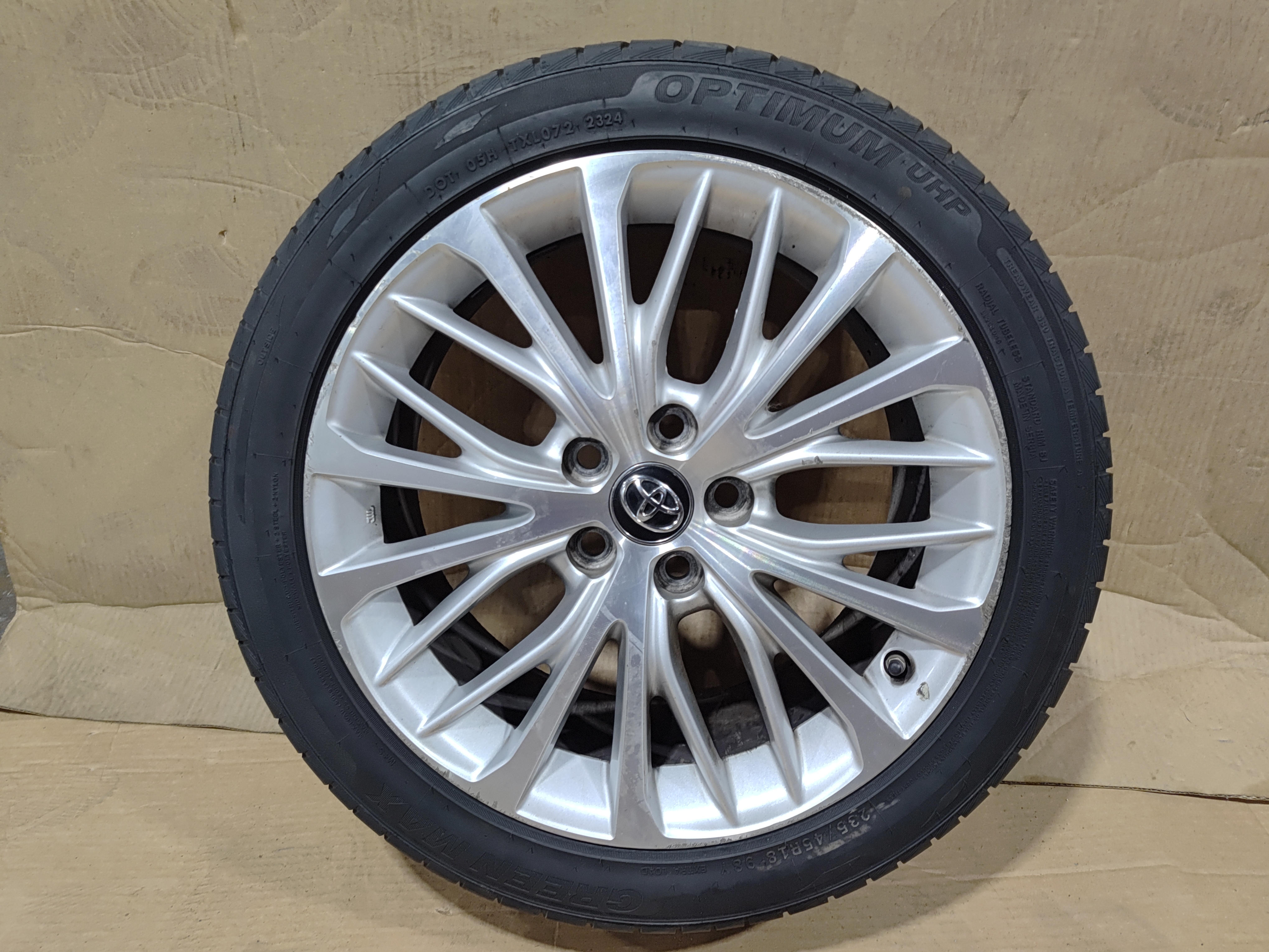 2018-2020 TOYOTA CAMRY 18 INCH WHEEL RIM TIRE 18x8J 235/45/R18 1 PCS OEM