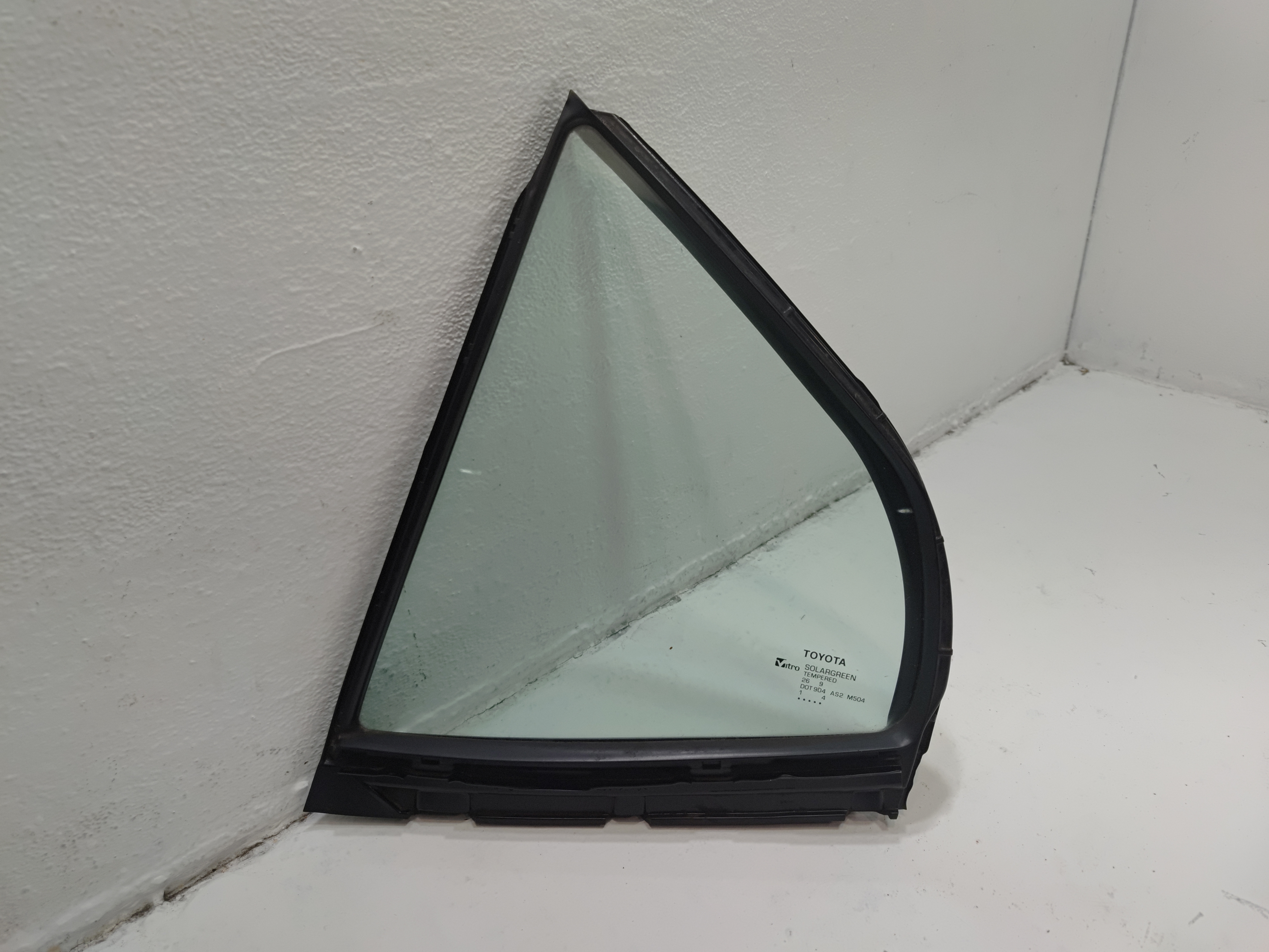2018-2024 TOYOTA CAMRY REAR LEFT DRIVER SIDE DOOR CORNER FIXED WINDOW GLASS OEM