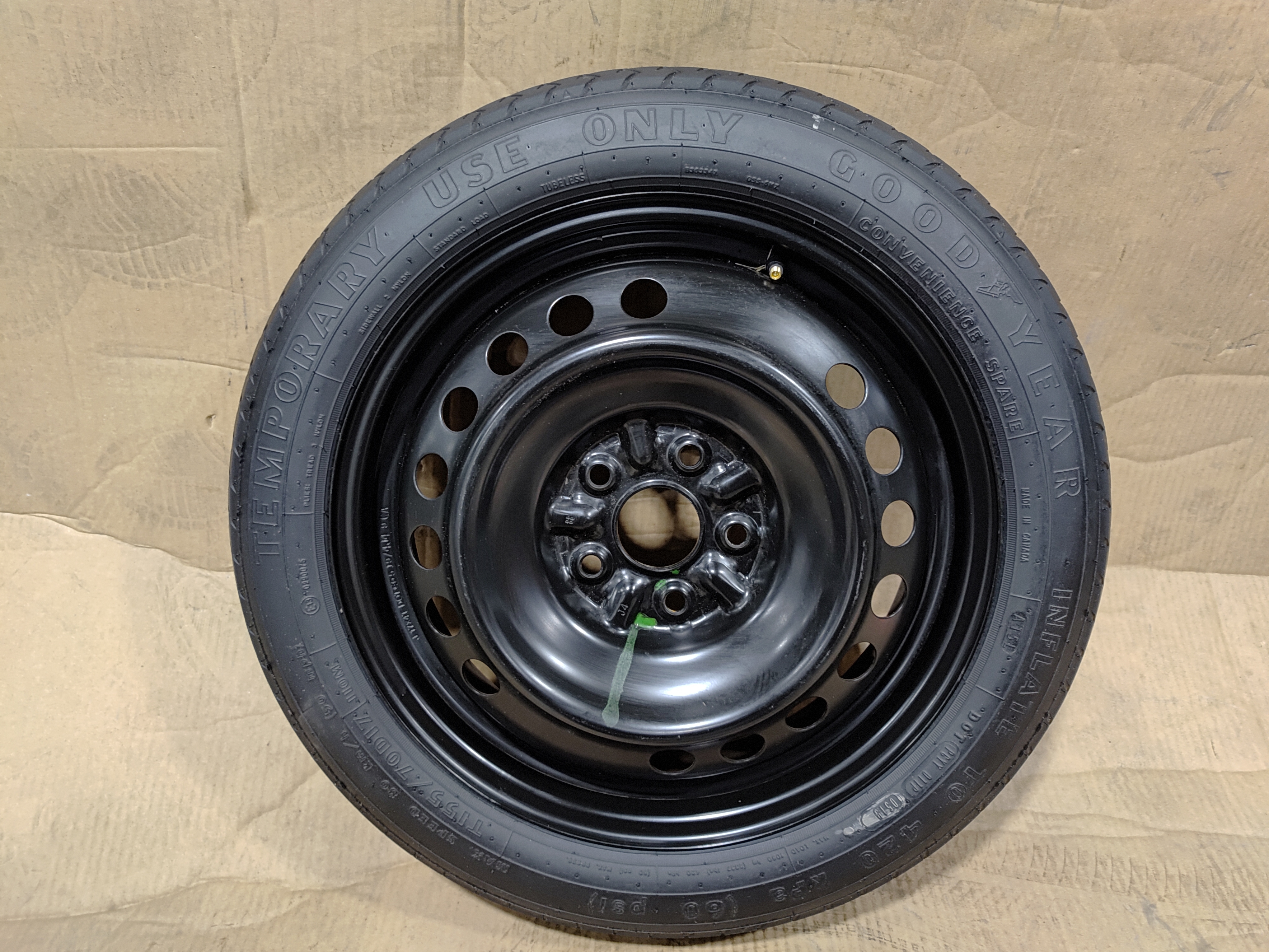 2018-2025 Toyota Camry Donut Wheel 155 / 70 D17 110M Spare Tire Compact OEM
