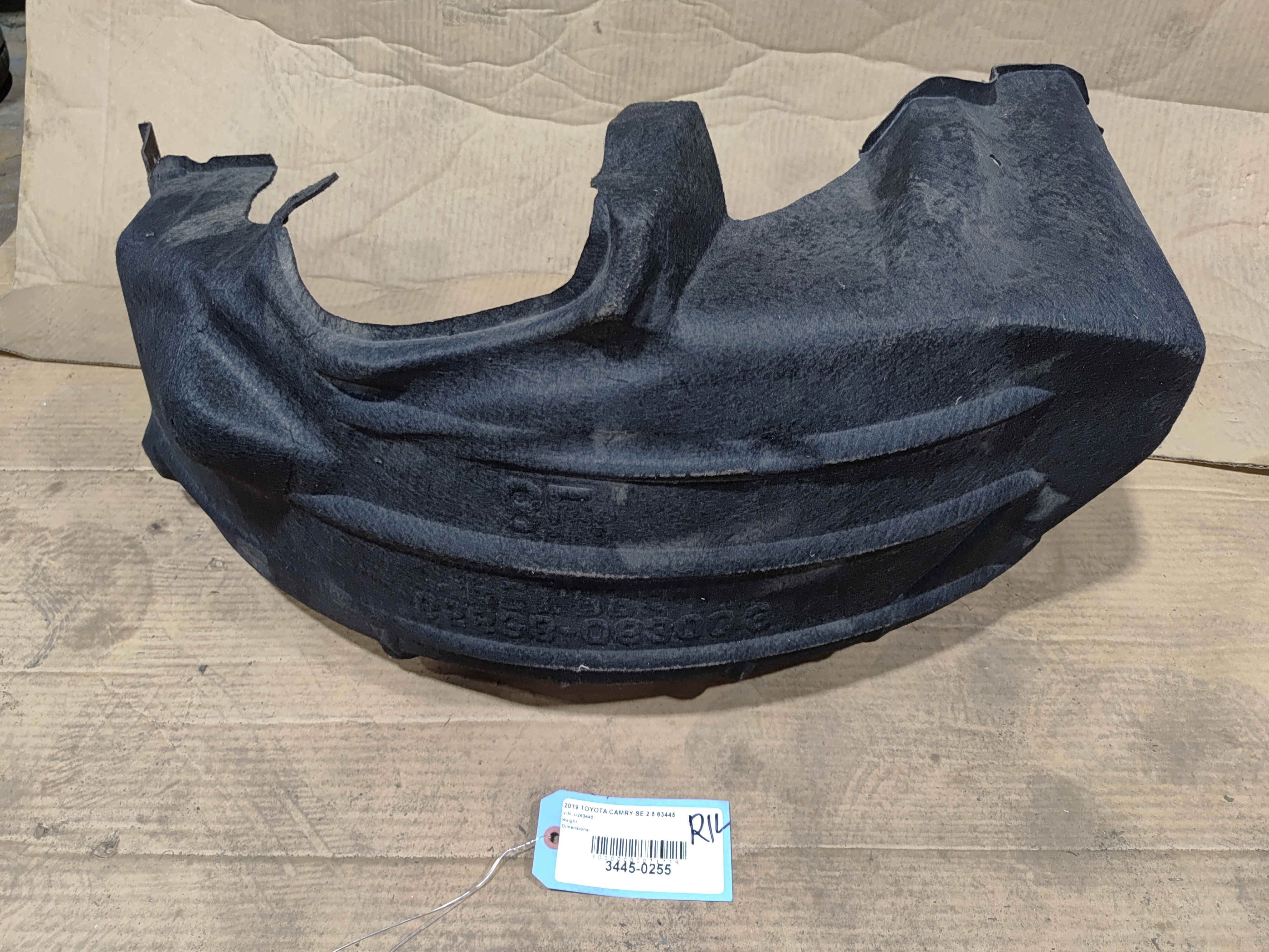 2018-2024 TOYOTA CAMRY REAR LEFT DRIVER SIDE FENDER LINER SPLASH SHIELD OEM