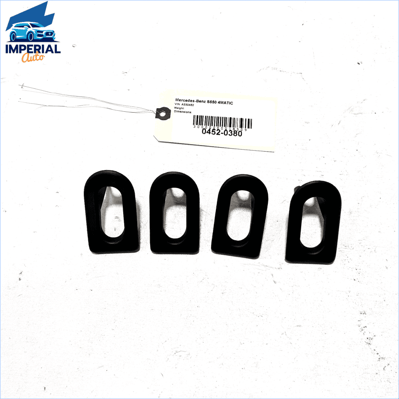 2007 - 2013 MERCEDES S550 HEADREST COVERING GUIDE Left/Right/Center OEM 4PC