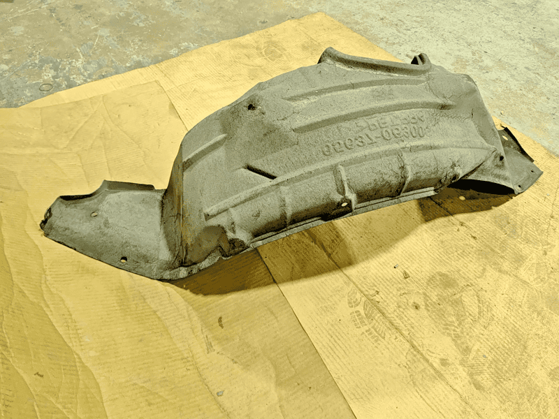 2018-24 TOYOTA CAMRY SE XSE REAR RIGHT PASSENGER FENDER LINER SPLASH SHIELD OEM