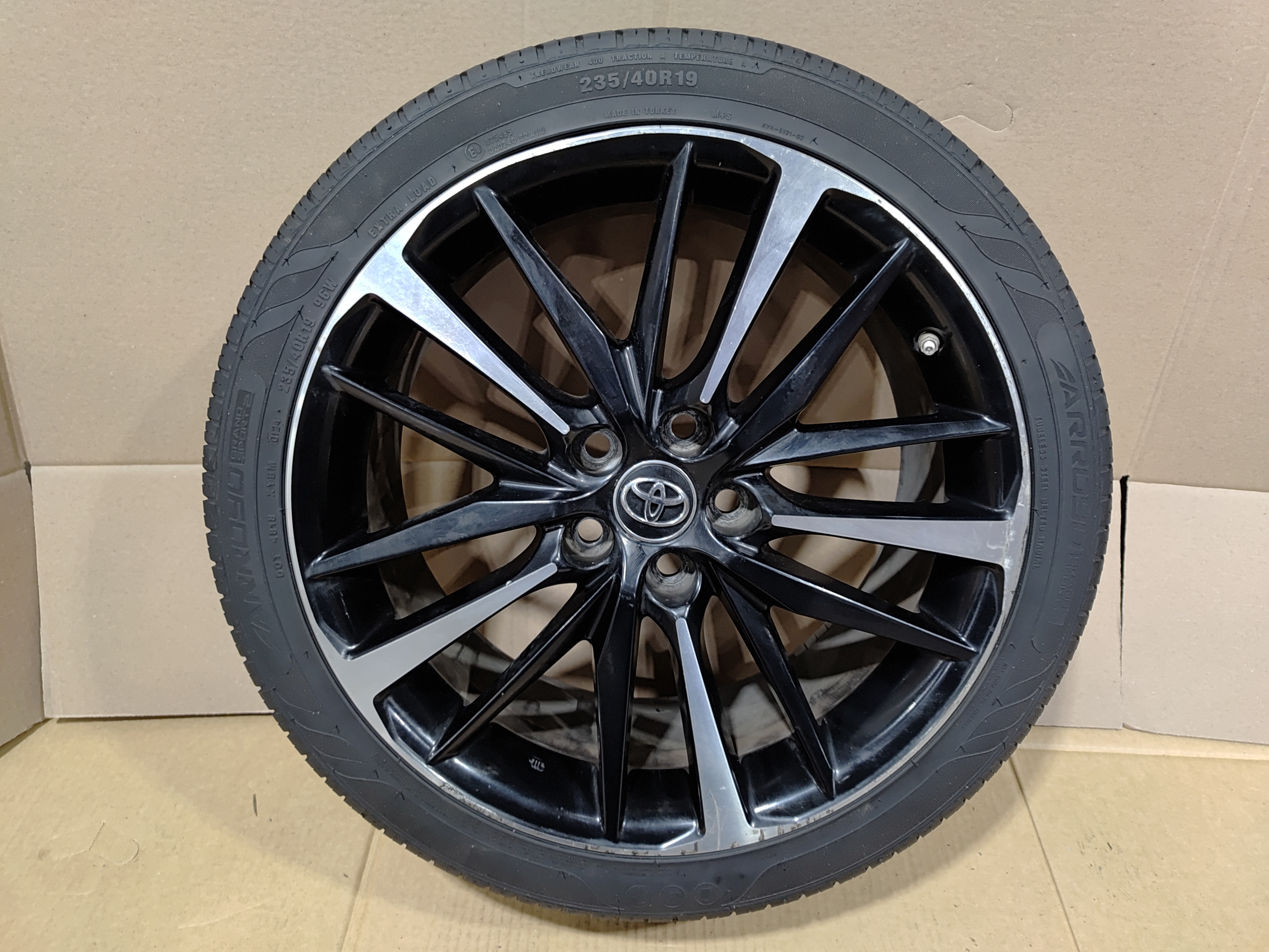2018-2020 TOYOTA CAMRY 19 INCH WHEEL RIM TIRE 19x8J 235/40/R19 1PCS OEM