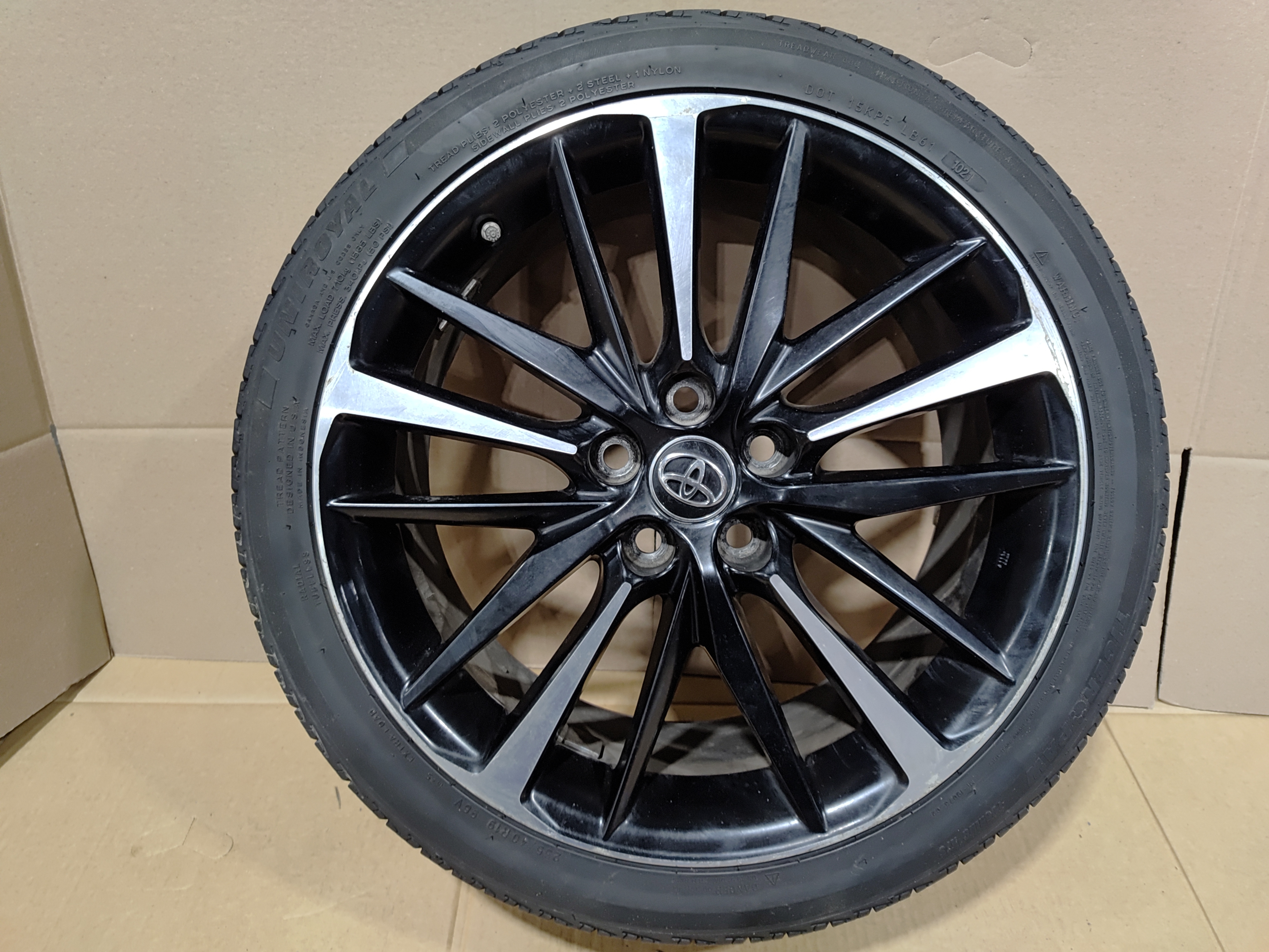 2018-2020 TOYOTA CAMRY 19 INCH WHEEL RIM TIRE 19x8J 235/40/R19 1PCS OEM