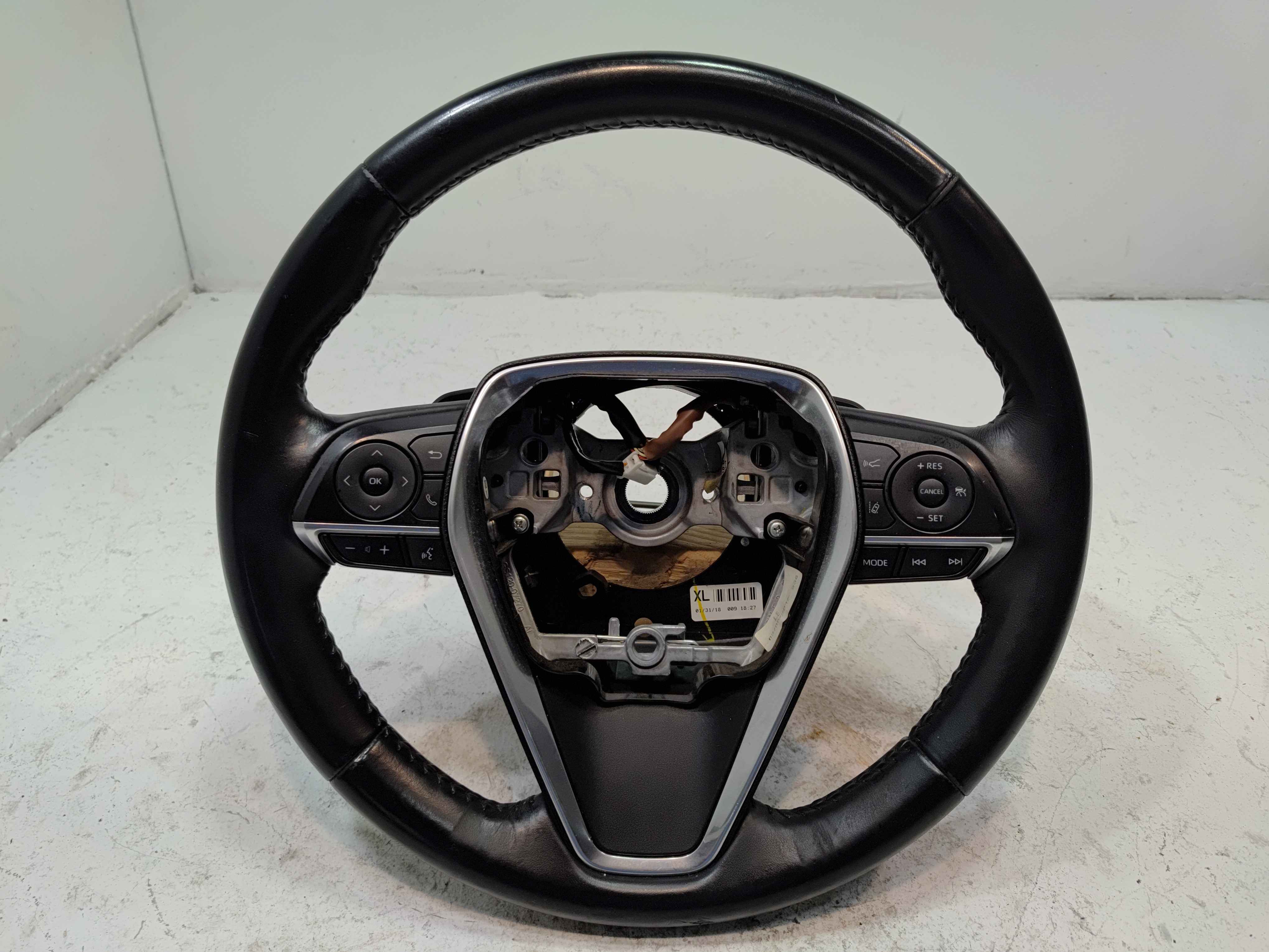 2018-2024 TOYOTA CAMRY STEERING WHEEL WITH PADDLE SHIFTER SWITCH LEATHER OEM