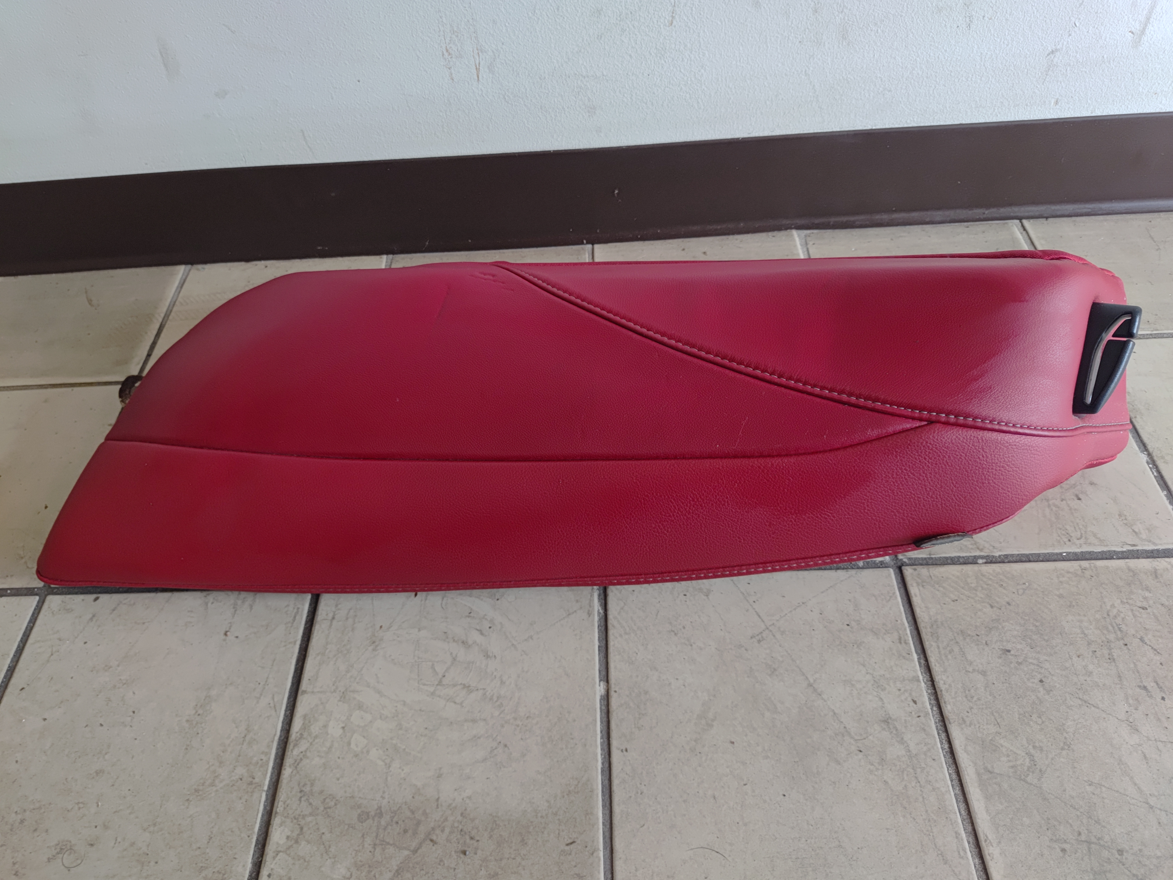 2018 TOYOTA CAMRY XSE REAR LEFT DRIVER SIDE SEAT CUSHION BOLSTER COVER RED OEM