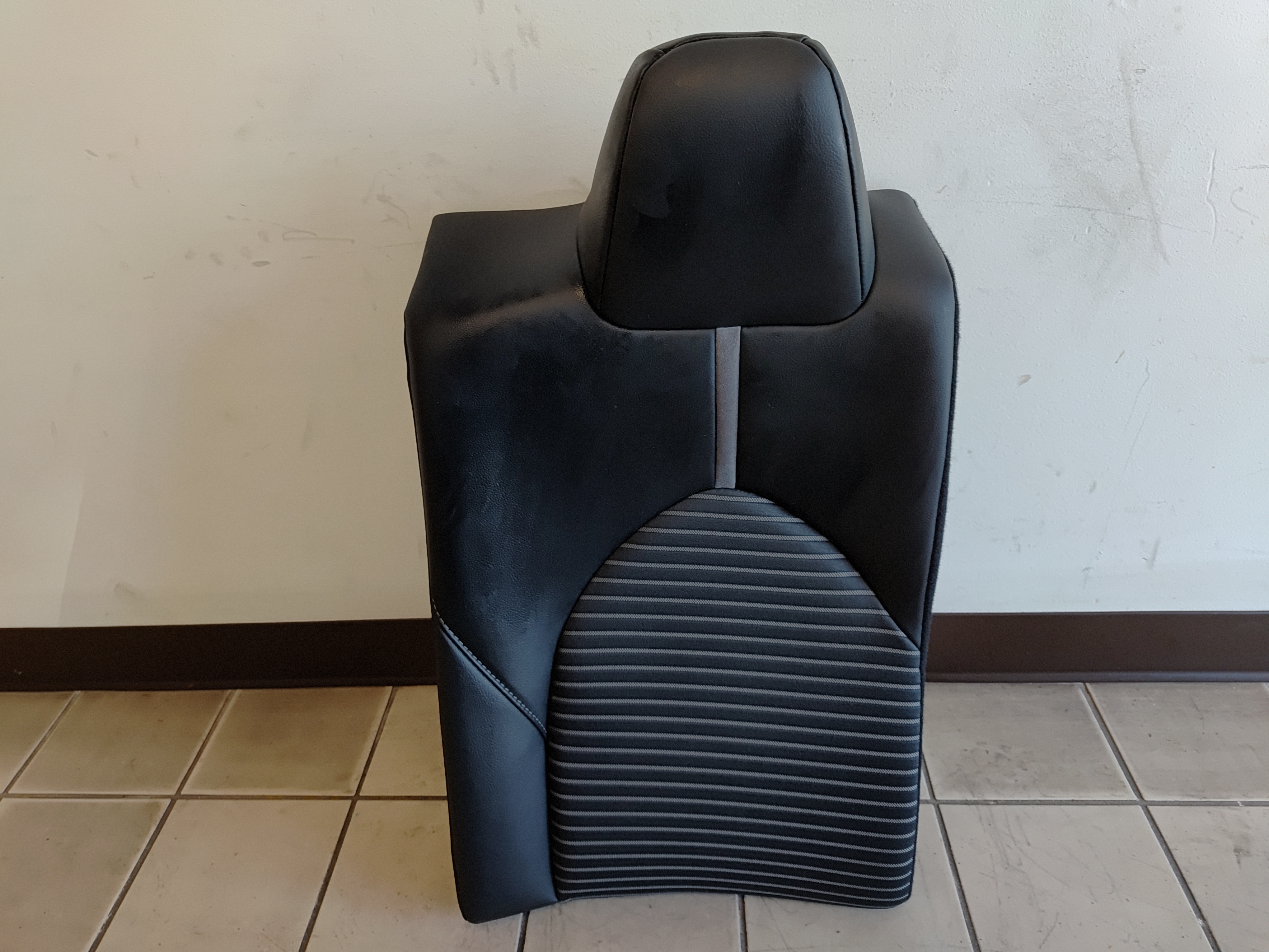 2020 TOYOTA CAMRY REAR LEFT DRIVER SEAT UPPER CUSHION PAD SOFTEX BLACK OEM