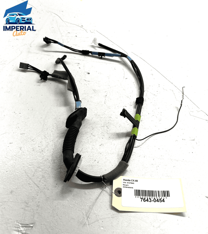 2023 MAZDA CX-50 ELECTRIC WIRING WIRE HARNESS OEM 2023 MAZDA CX-50 ELECTRIC WIRING WIRE HARNESS OEM