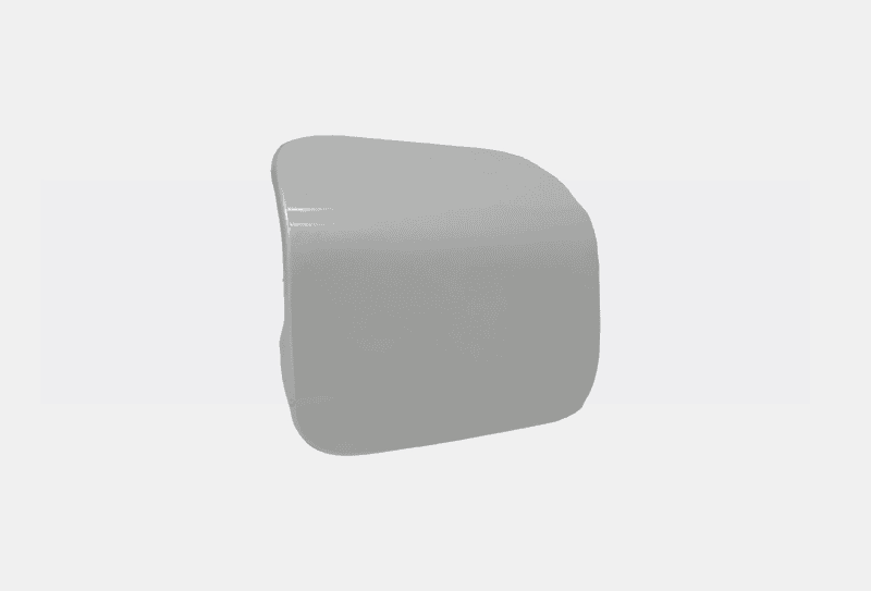 2018-2024 TOYOTA CAMRY REAR FUEL GAS TANK FILLER DOOR COVER W/CAP WHITE 2PS OEM