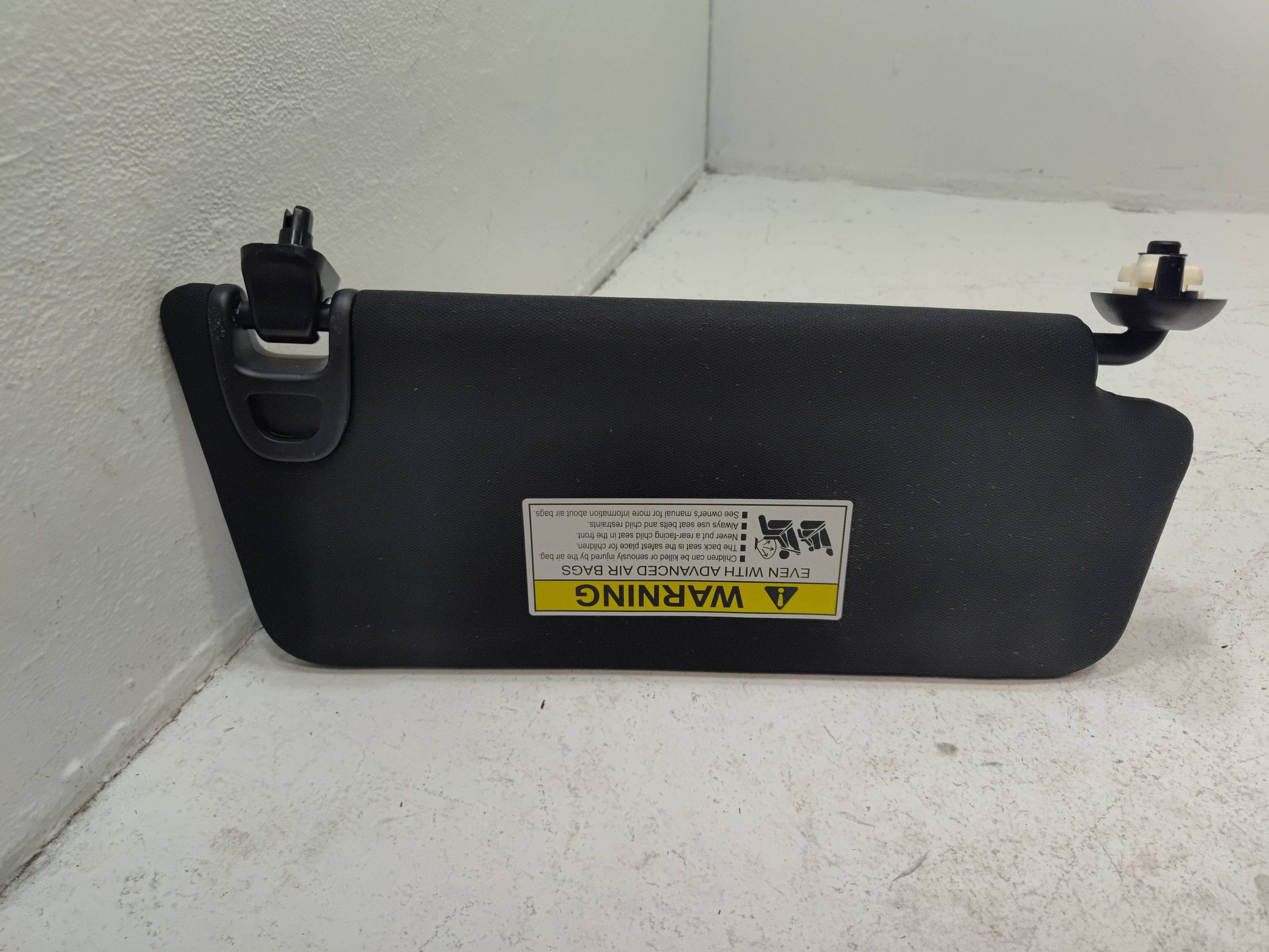 2016-2021 HONDA CIVIC SPORT FRONT LEFT DRIVER SIDE SUNVISOR SUN VISOR BLACK OEM