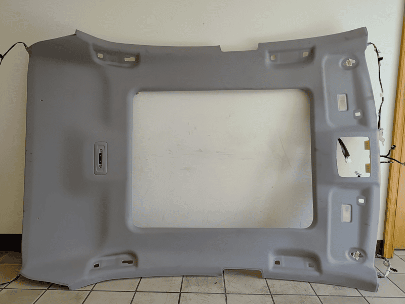 2018-2020 TOYOTA CAMRY ROOF HEADLINER CEILING PANEL TRIM COVER W/ WIRE GRAY OEM