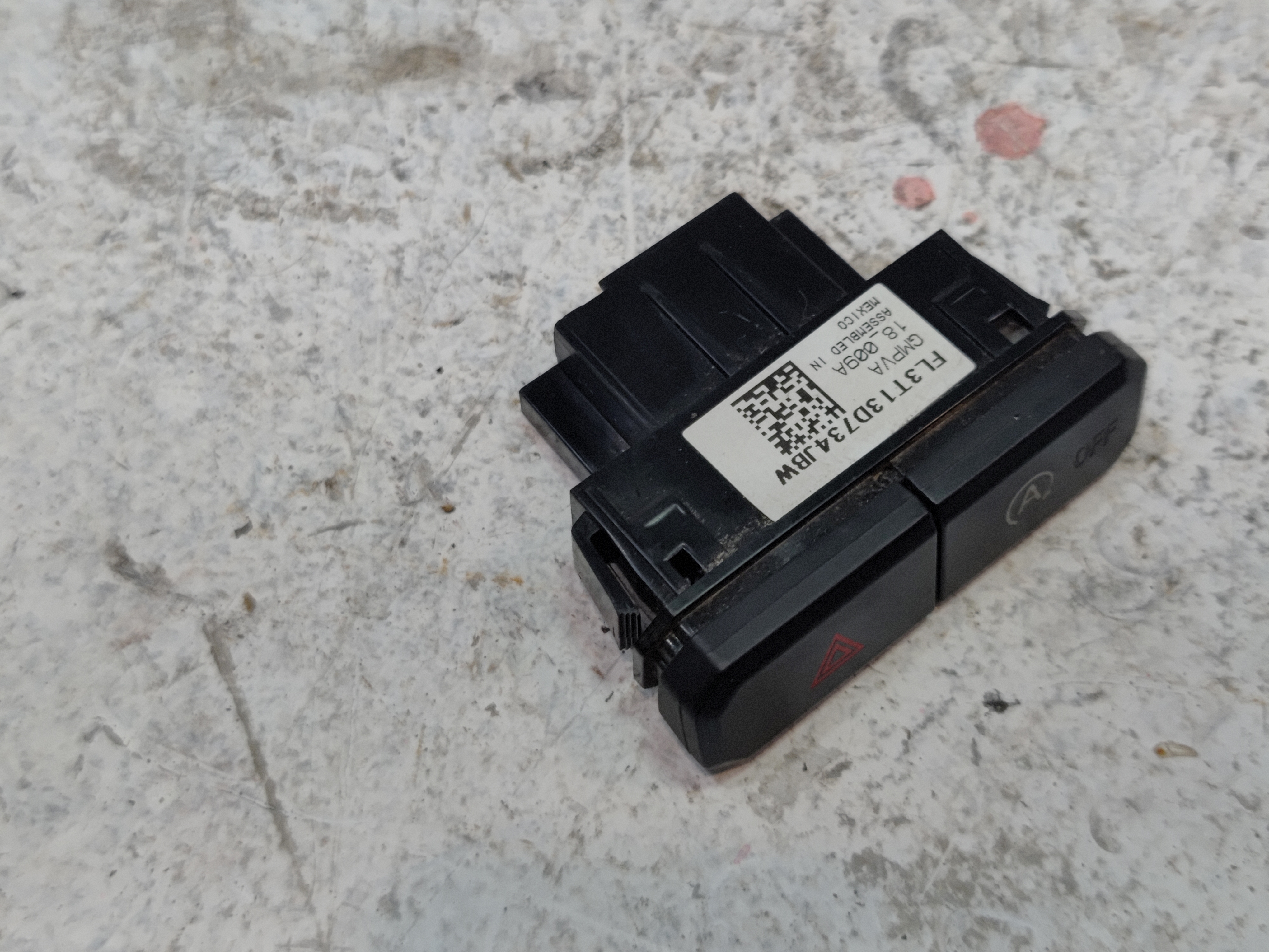 2015 - 2020 FORD F-150 CENTER DASH DASHBOARD HAZARD & AUTO START SWITCH OEM