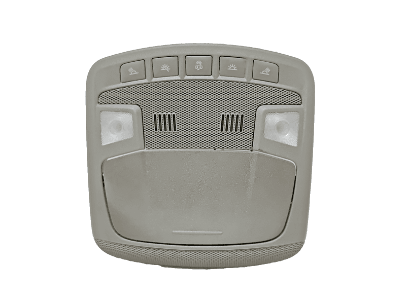 FORD F-150 ROOF OVERHEAD DOME MAP LIGHT CONSOLE W/OUT SUNROOF GRAY 2015-2020 OEM
