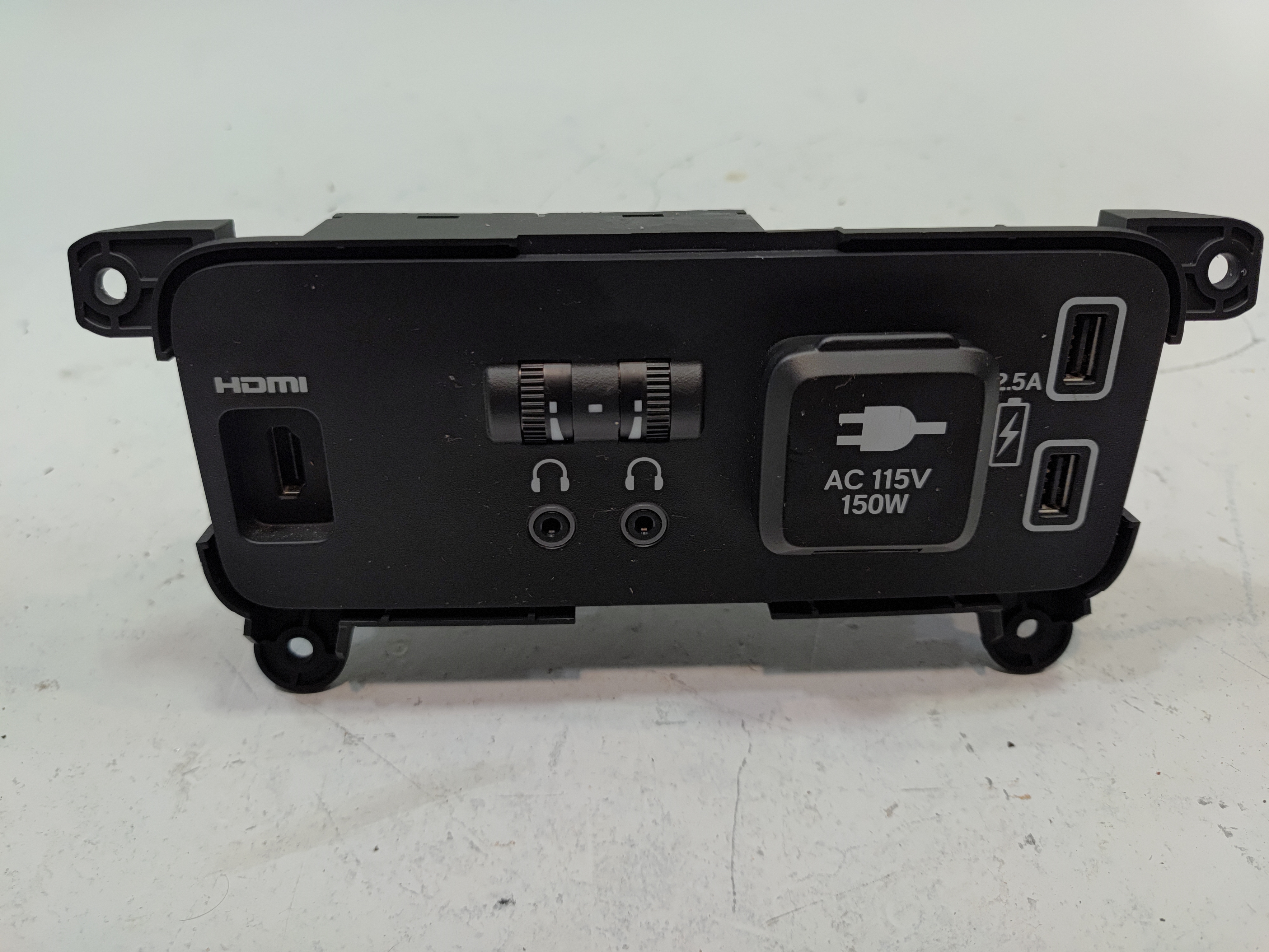 2019-2022 HONDA PILOT CENTER CONSOLE REAR MEDIA PANEL W/ POWER OUTLET OEM