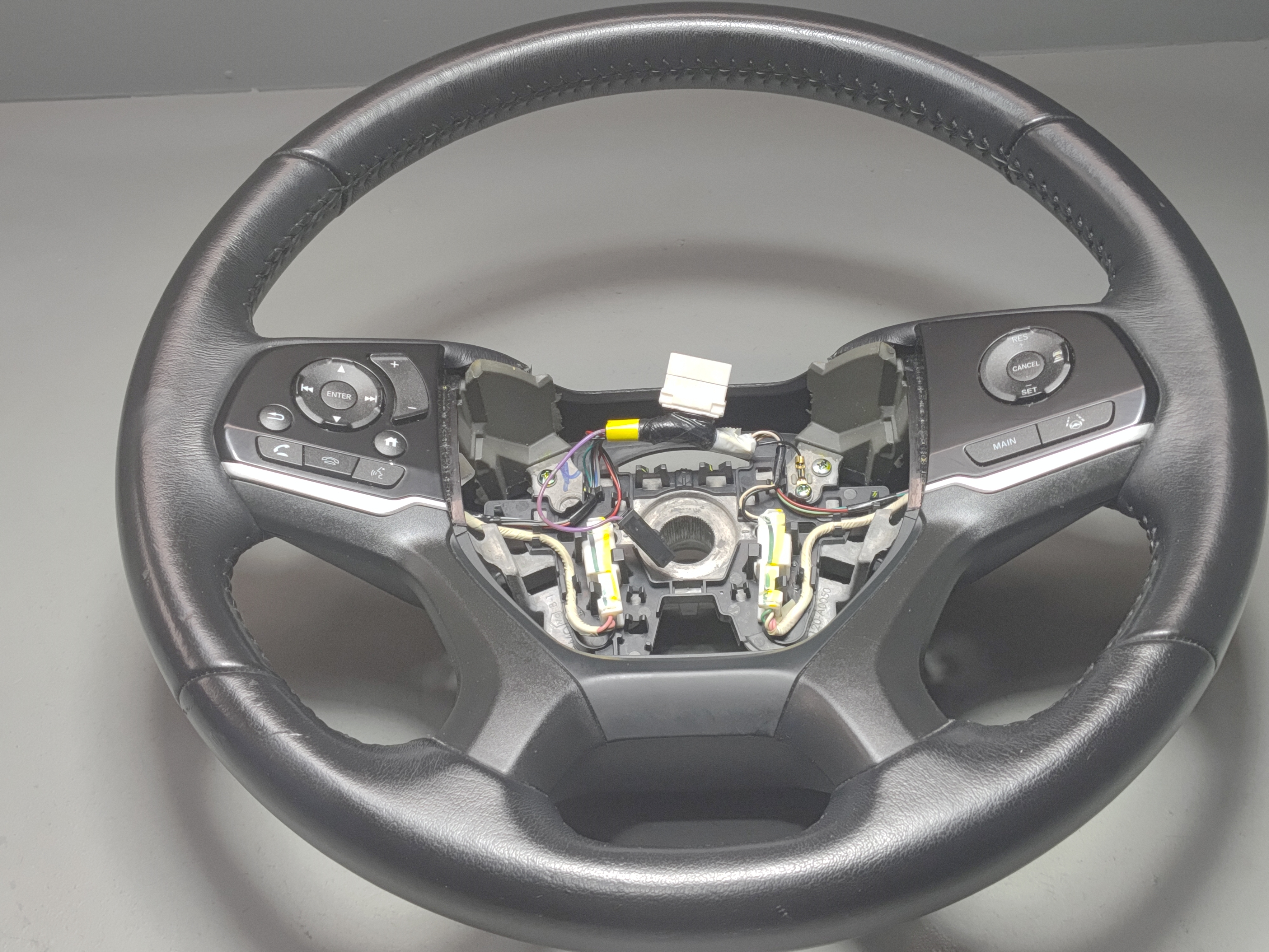 2019 - 2022 Honda Pilot EX-L Steering Wheel Black Leather OEM