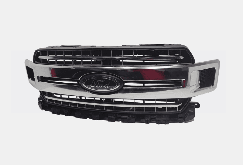 2018-2020 FORD F-150 FRONT BUMPER UPPER RADIATOR VENT GRILLE COVER W/SHUTTER OEM