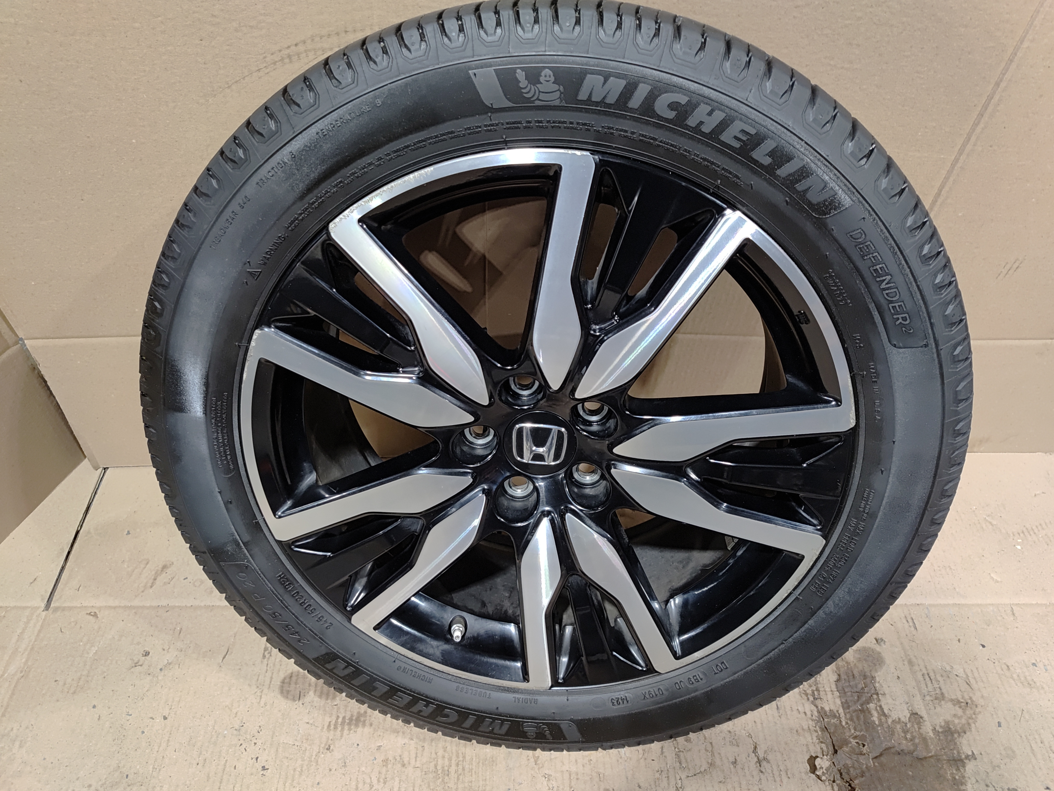 2019-2022 HONDA PILOT ELITE TOURING 20 INCH WHEEL RIM TIRE 20x8J 245/50/R20 OEM