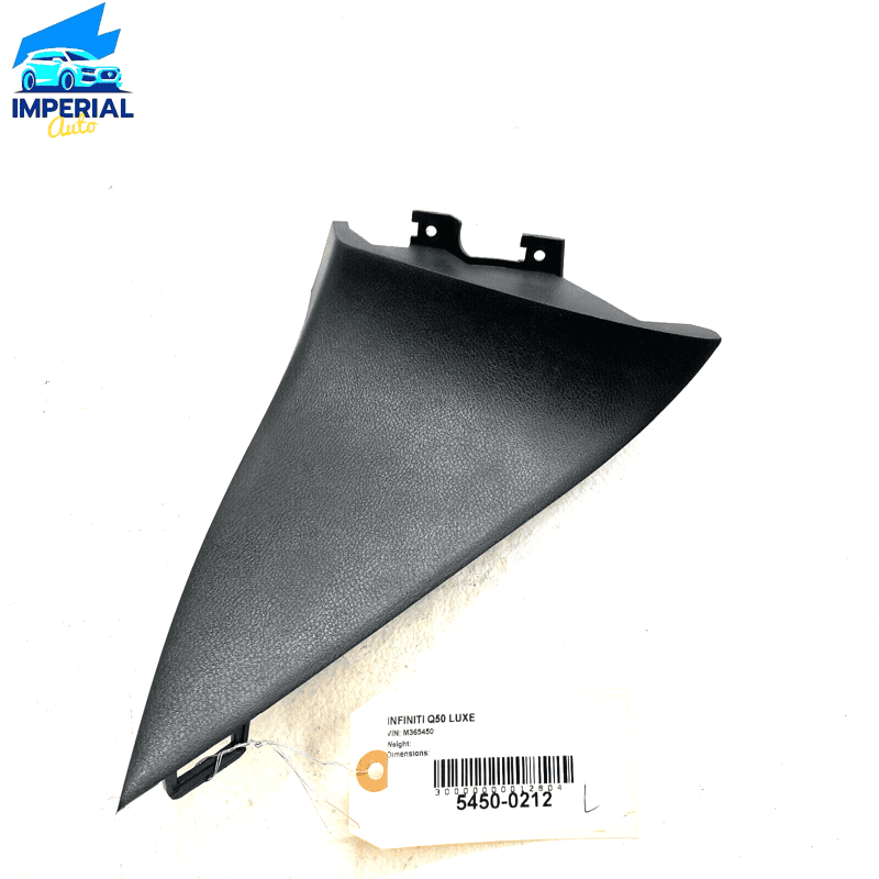 14-20 INFINITI Q50 Q60 CONSOLE UNDER DASH LEFT DRIVER SIDE TRIM COVER PANEL